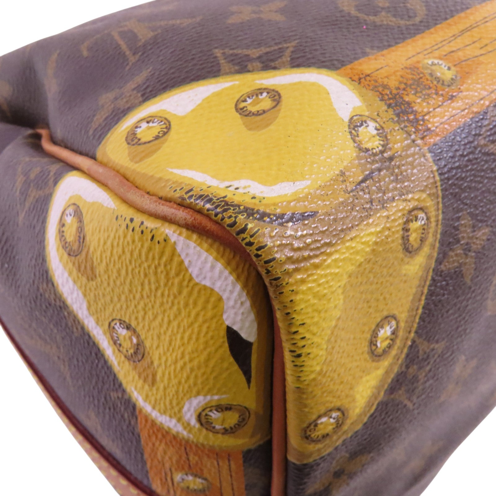 LOUIS VUITTON Monogram Speedy Bandouliere 30 Summer Trunk金扣手挽肩背兩用袋
