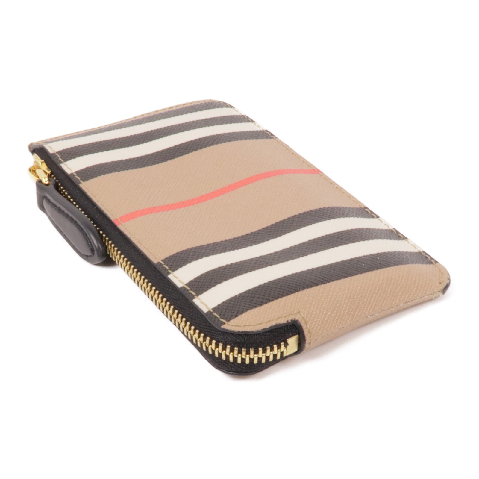 BURBERRY 塗層帆布Key Case金扣鎖匙包