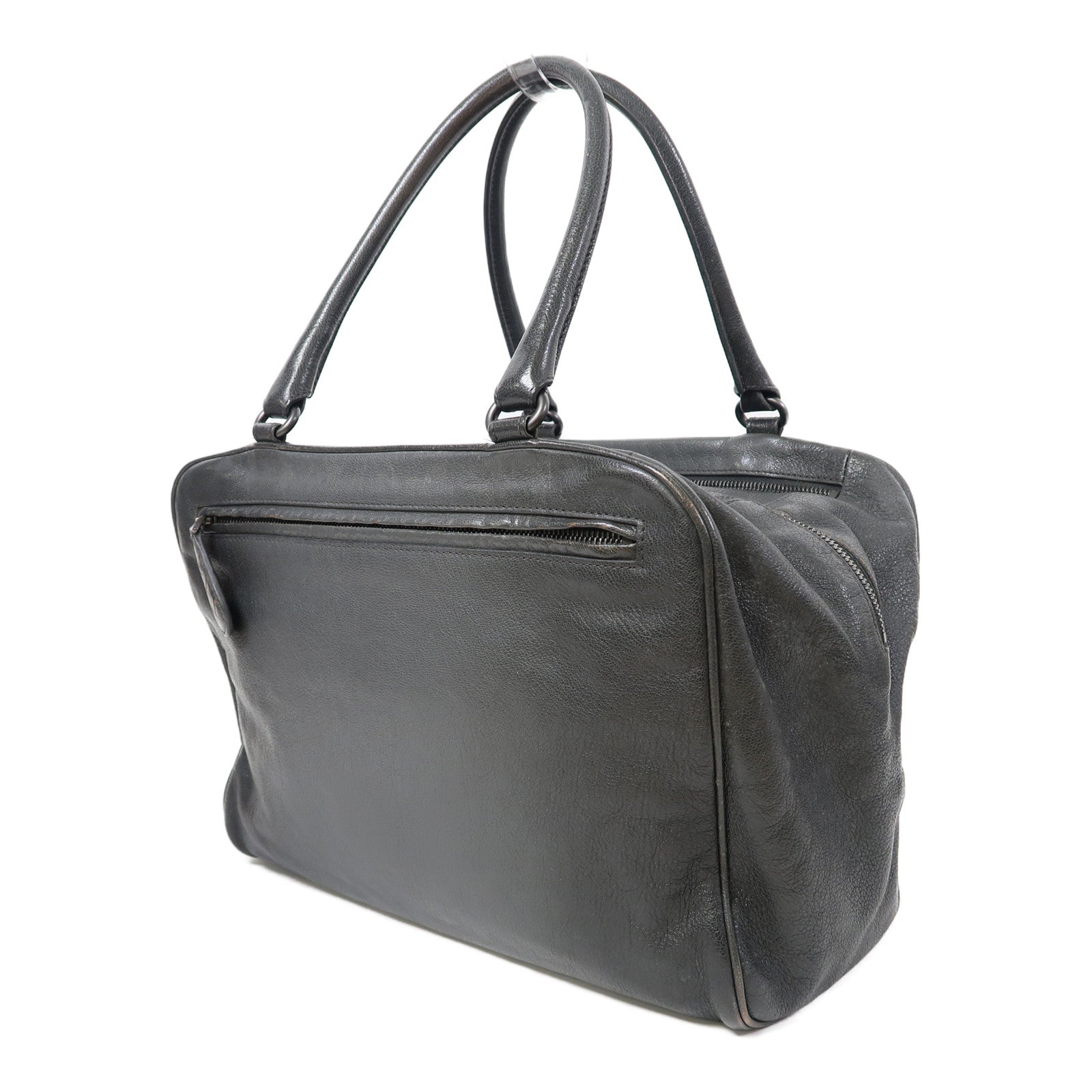 BOTTEGA VENETA 牛皮皮革Hand Bag手挽袋灰色