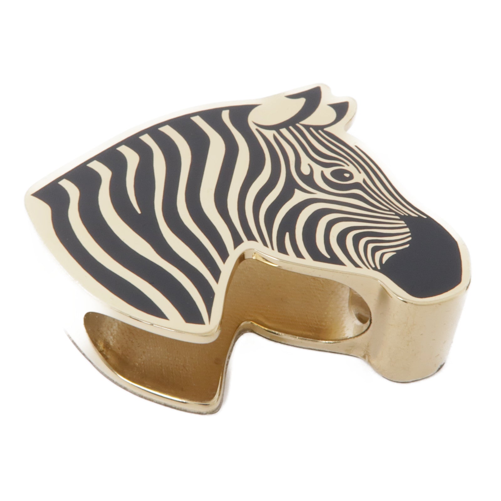 HERMES 金屬Zebra Scarf Ring圍巾環