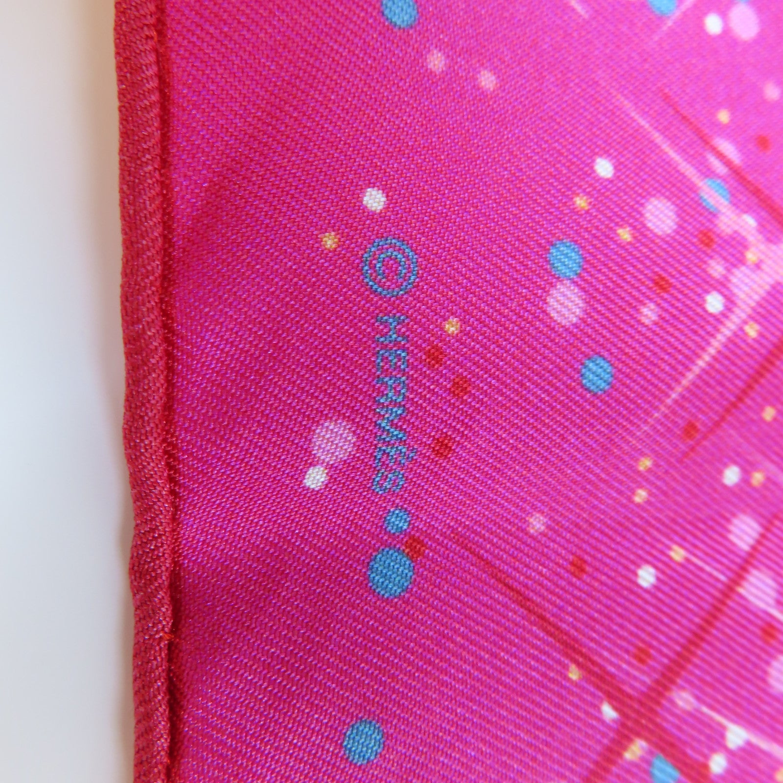 HERMES 【激減優惠】絲質Petit Scarf絲巾桃紅色