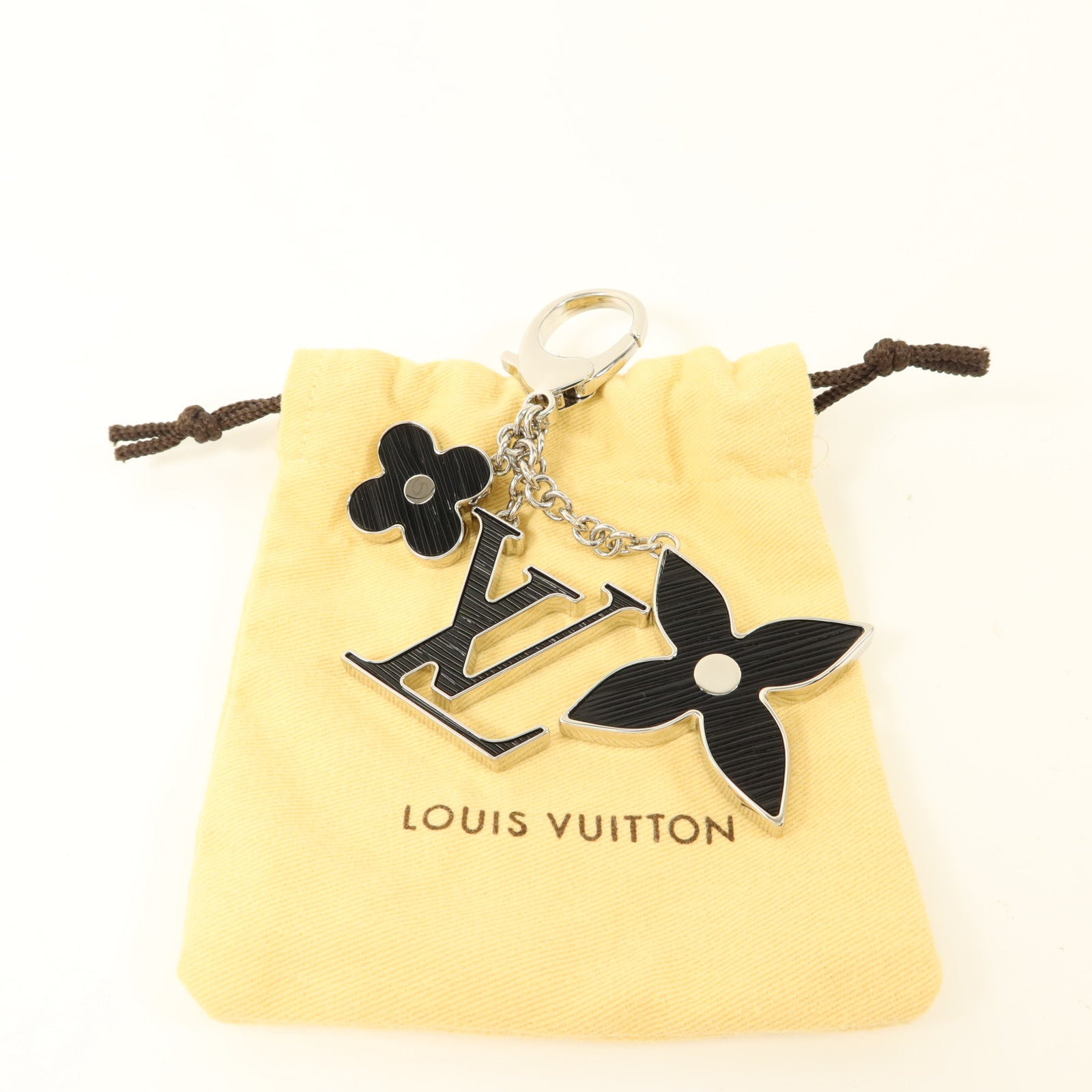 LOUIS VUITTON 金屬/樹脂Bijou Sac Fleur Epi Bag Charm掛飾