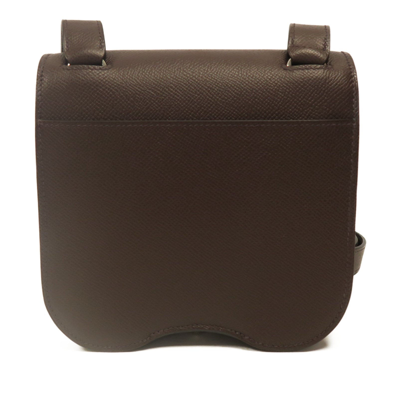 HERMES 【激減優惠】Epsom皮革Mini Cavalleria金扣肩背袋紅色