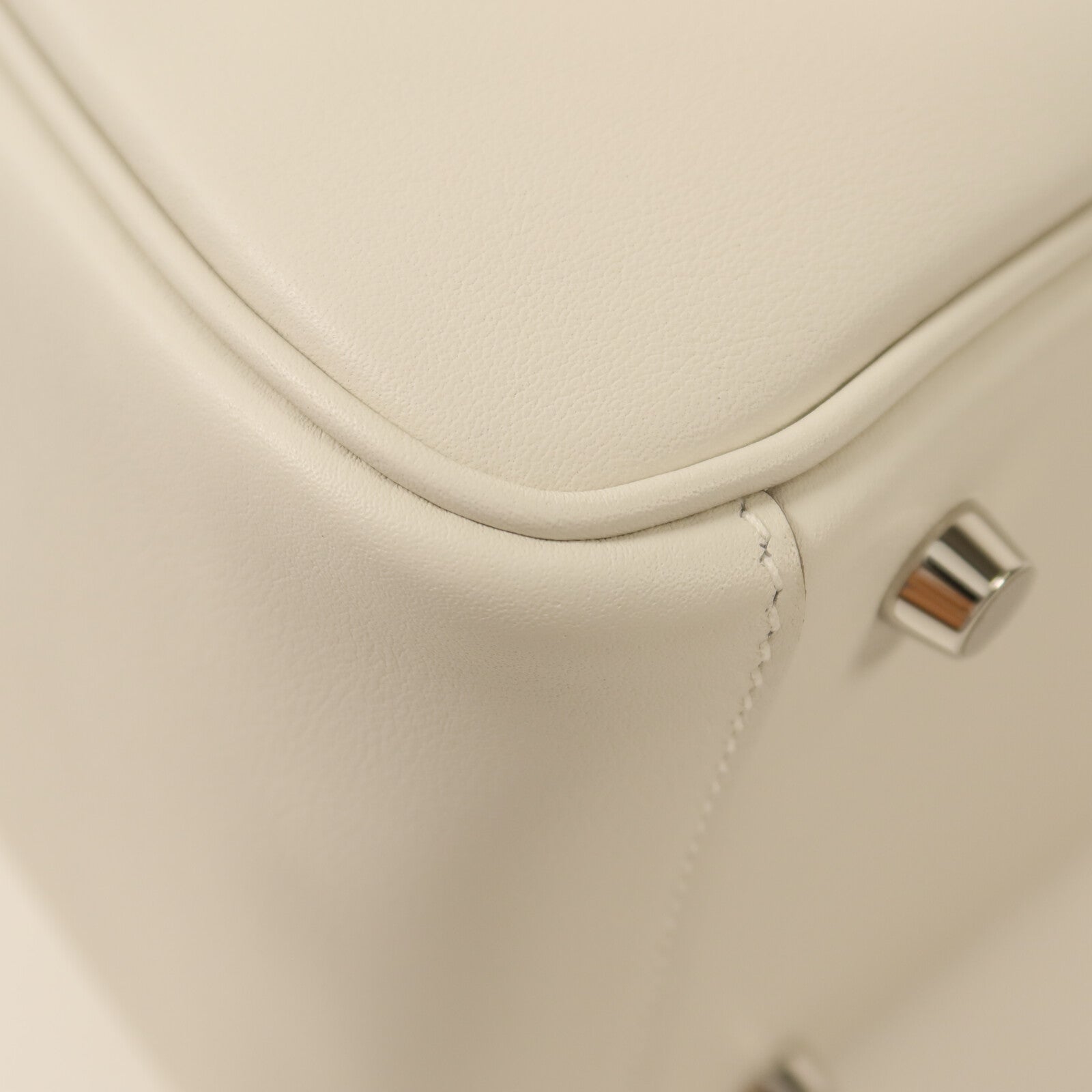 HERMES Swift皮革Lindy 26手挽肩背兩用袋Gris Pale/Gris Meyer