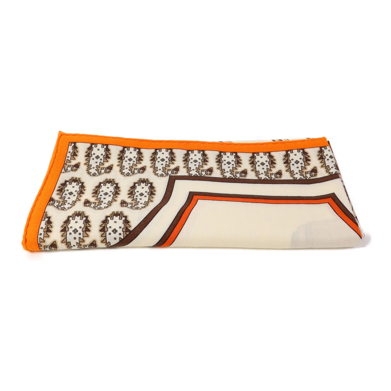 HERMES 【激減優惠】羊絨/絲質Scarf 140X140絲巾