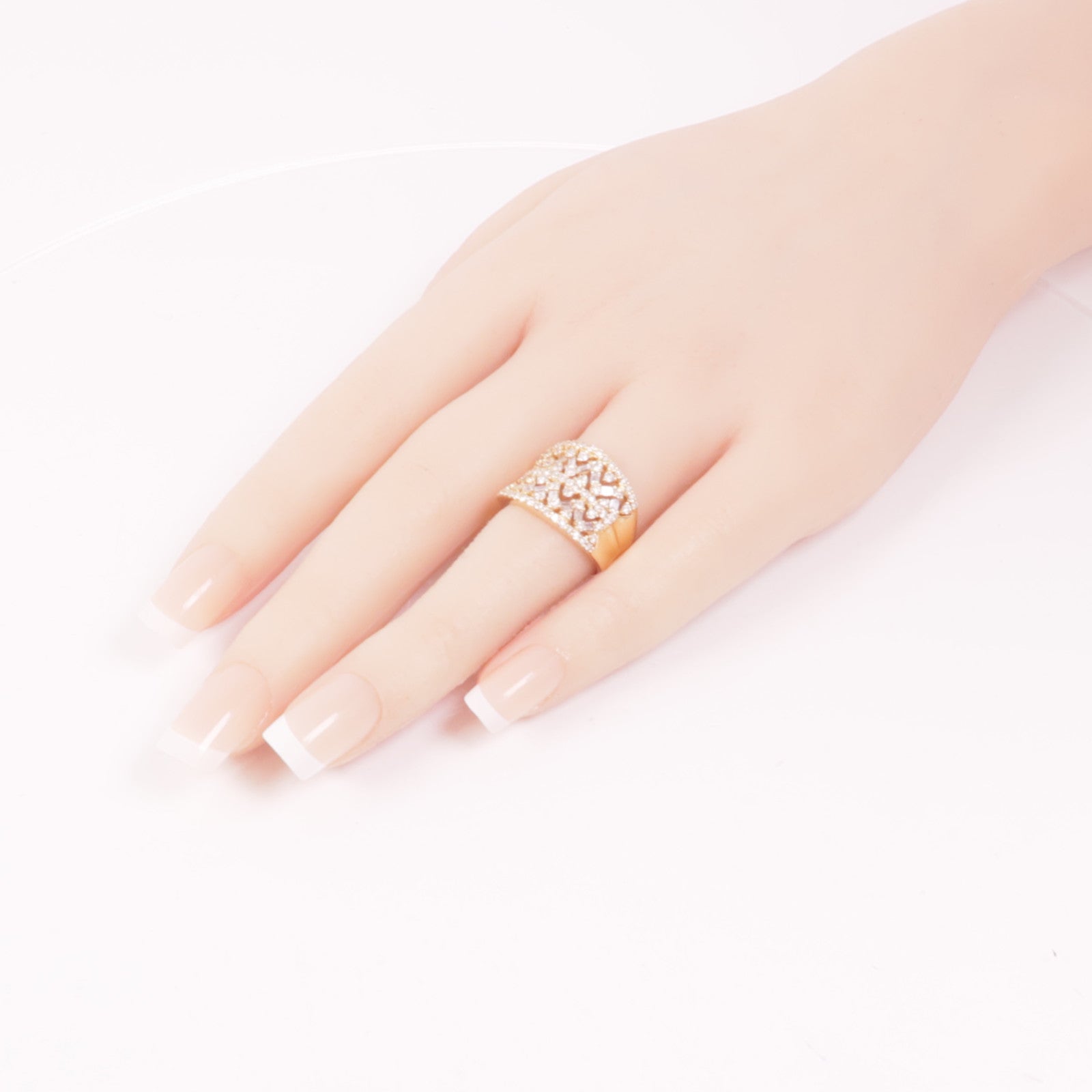 JEWELRY 【激減優惠】18K玫瑰金Diamond Ring鑽石戒指US#6