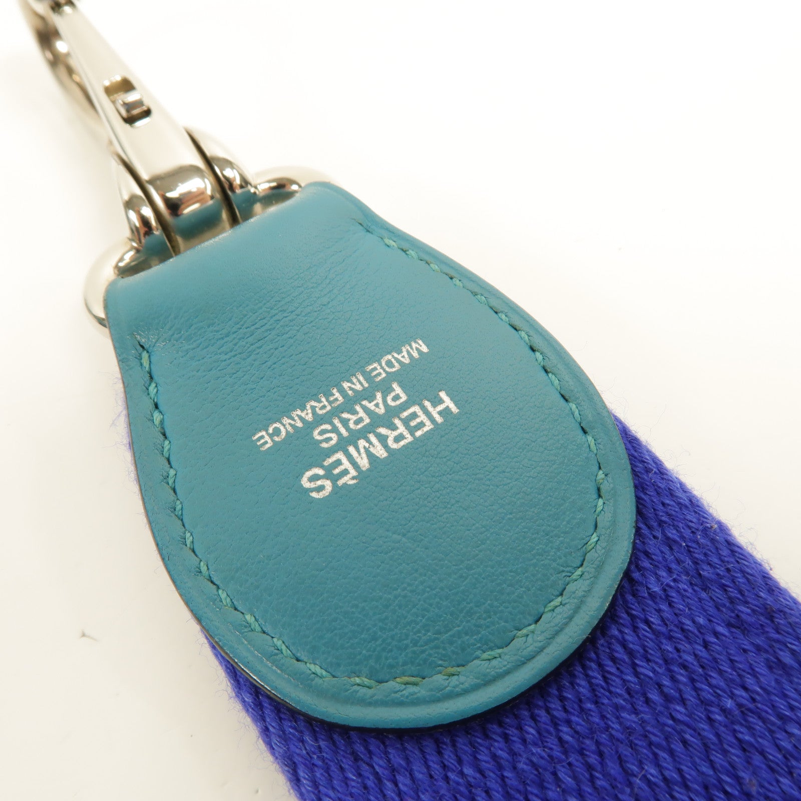 HERMES Swift皮革Berline Mini肩背袋Blue Paon