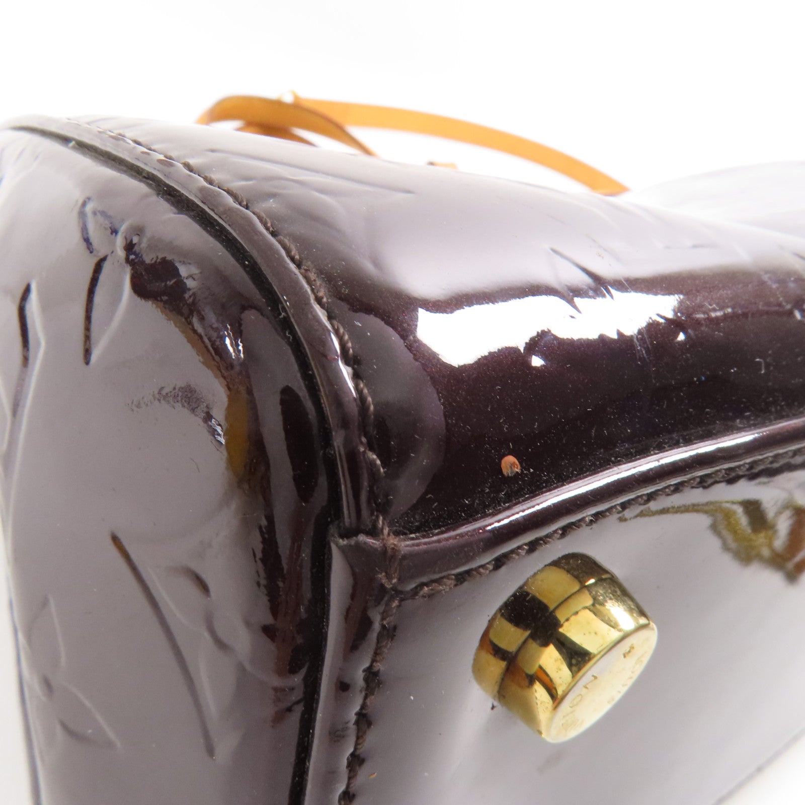 LOUIS VUITTON Vernis Brea MM金扣手挽肩背兩用袋