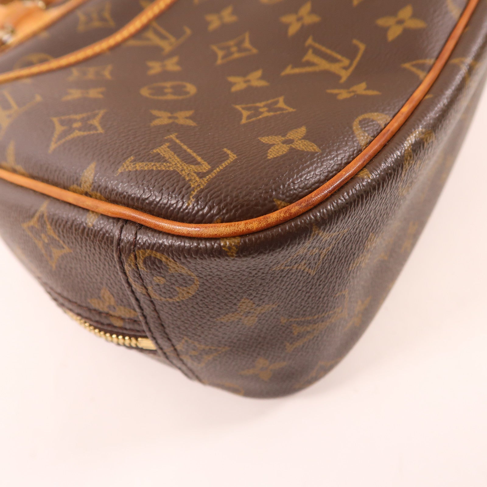 LOUIS VUITTON 【激減優惠】Monogram Trouville金扣手挽袋
