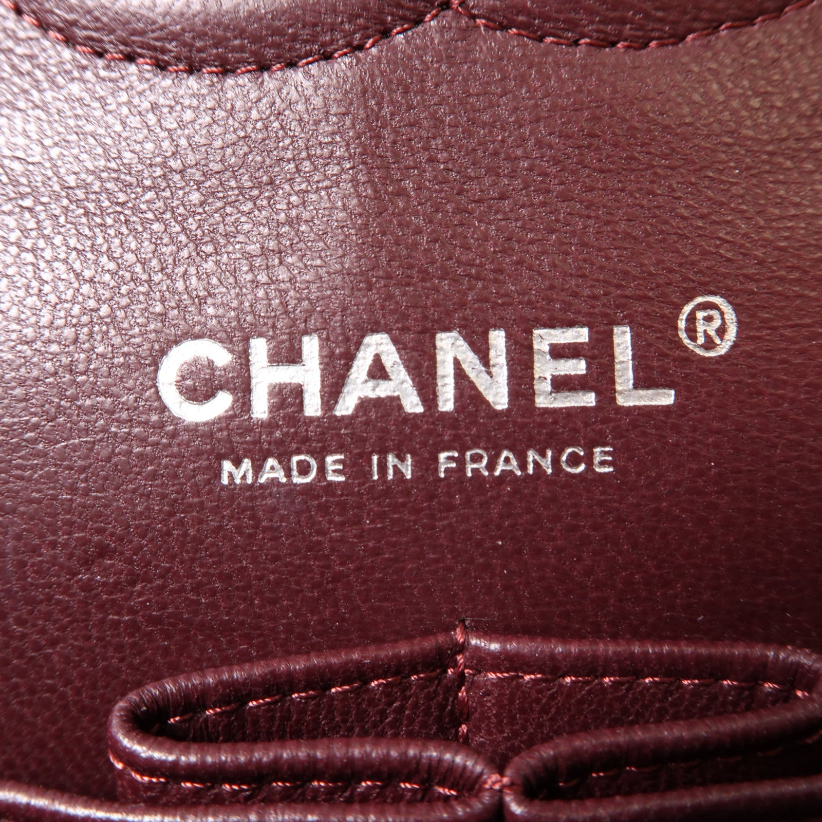 CHANEL 羊皮皮革Classic 25銀扣鏈帶肩背袋黑色