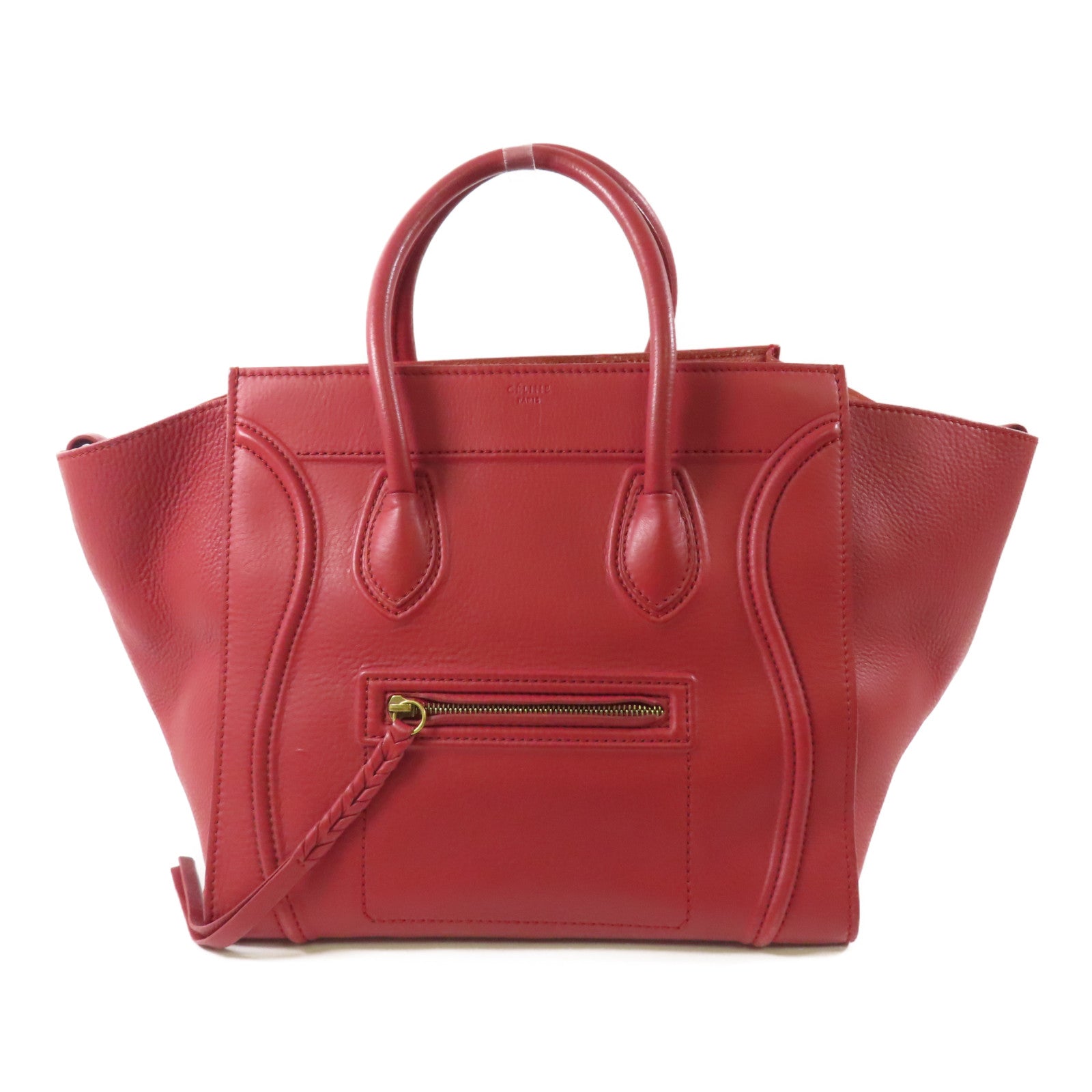 CELINE 牛皮皮革Small Square手挽袋