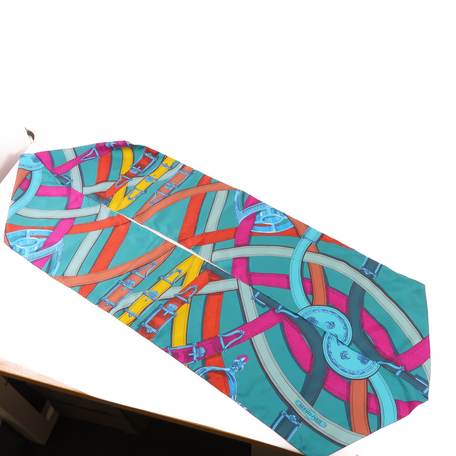 HERMES 絲質Maxi Twilly絲巾