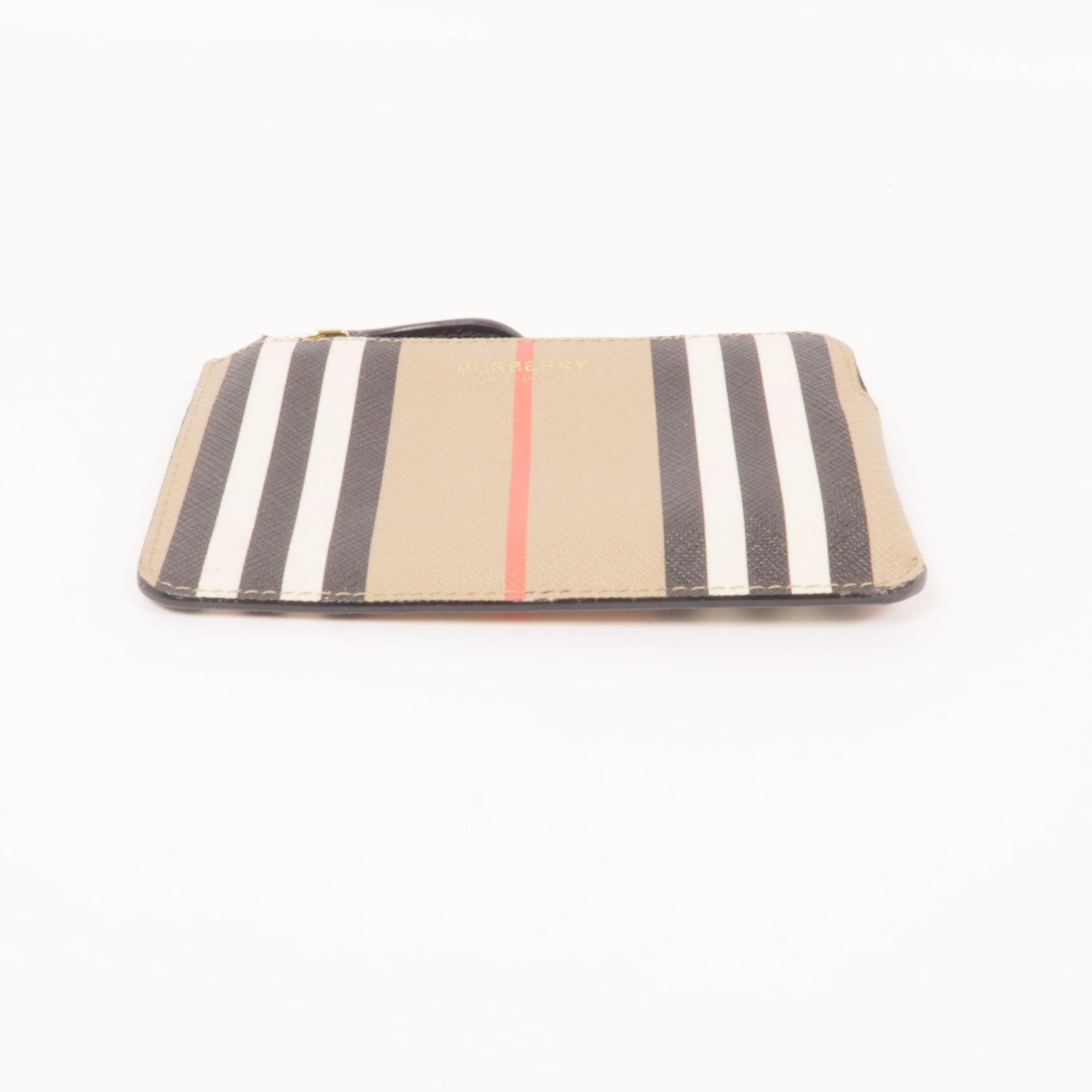 BURBERRY 塗層帆布Key Case金扣鎖匙包