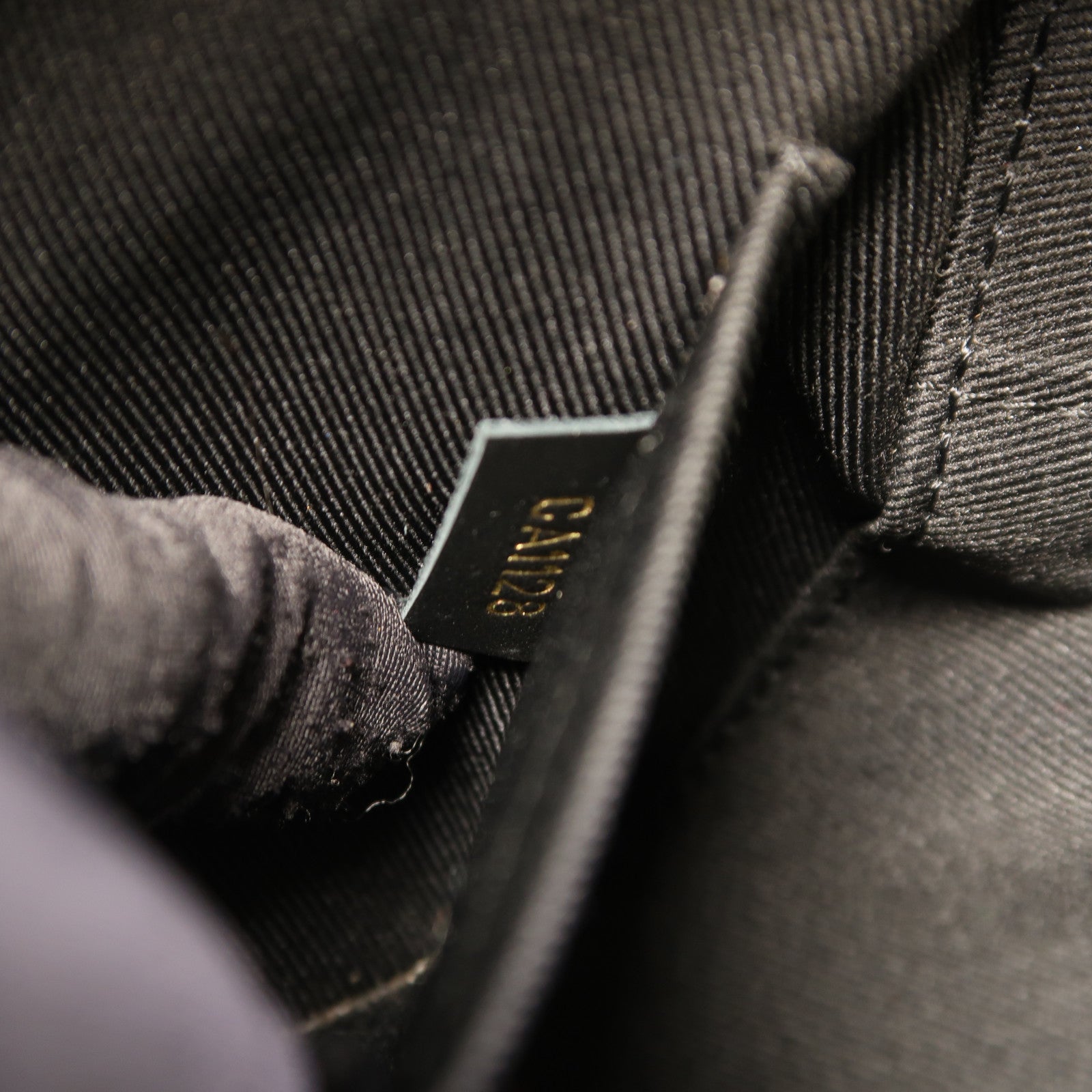 LOUIS VUITTON LV GHW Saintonge Shoulder Bag M43555 Monogram Brown/Black