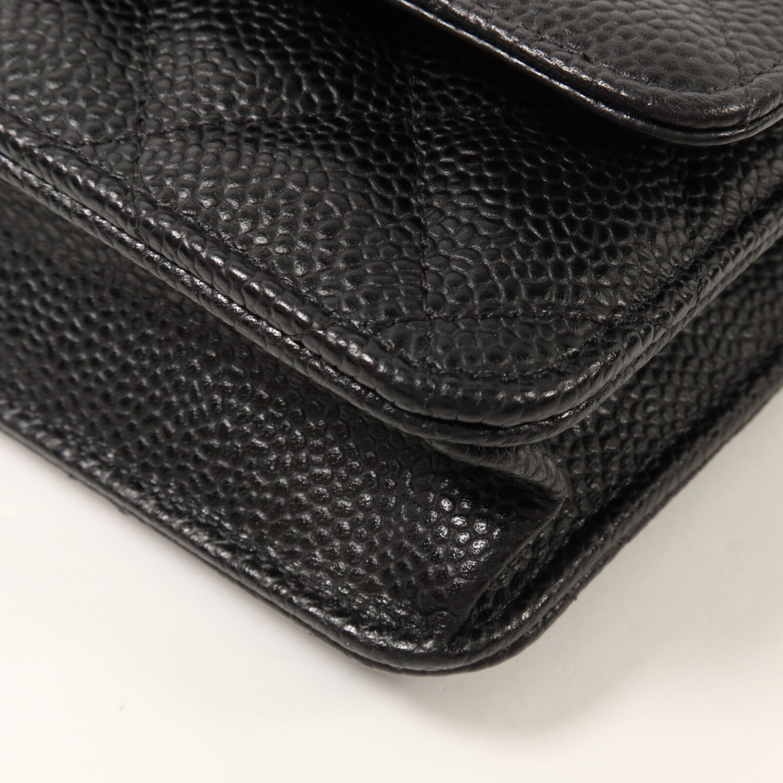 CHANEL 牛皮皮革WOC Wallet On Chain鏈帶肩背袋