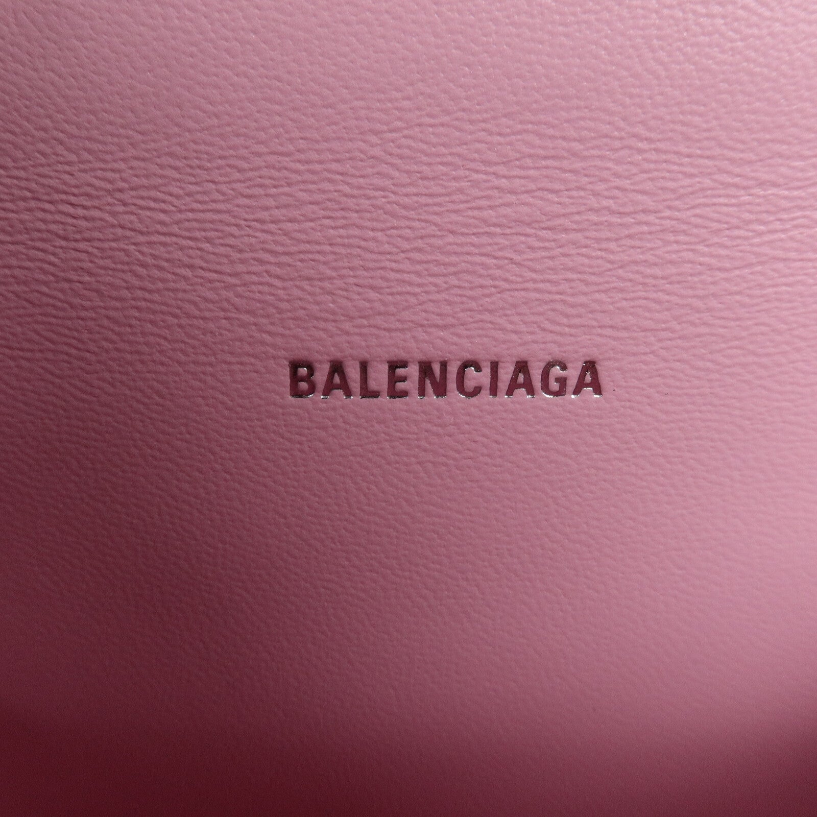BALENCIAGA 牛皮皮革Hourglass XS Handbag手挽肩背兩用袋