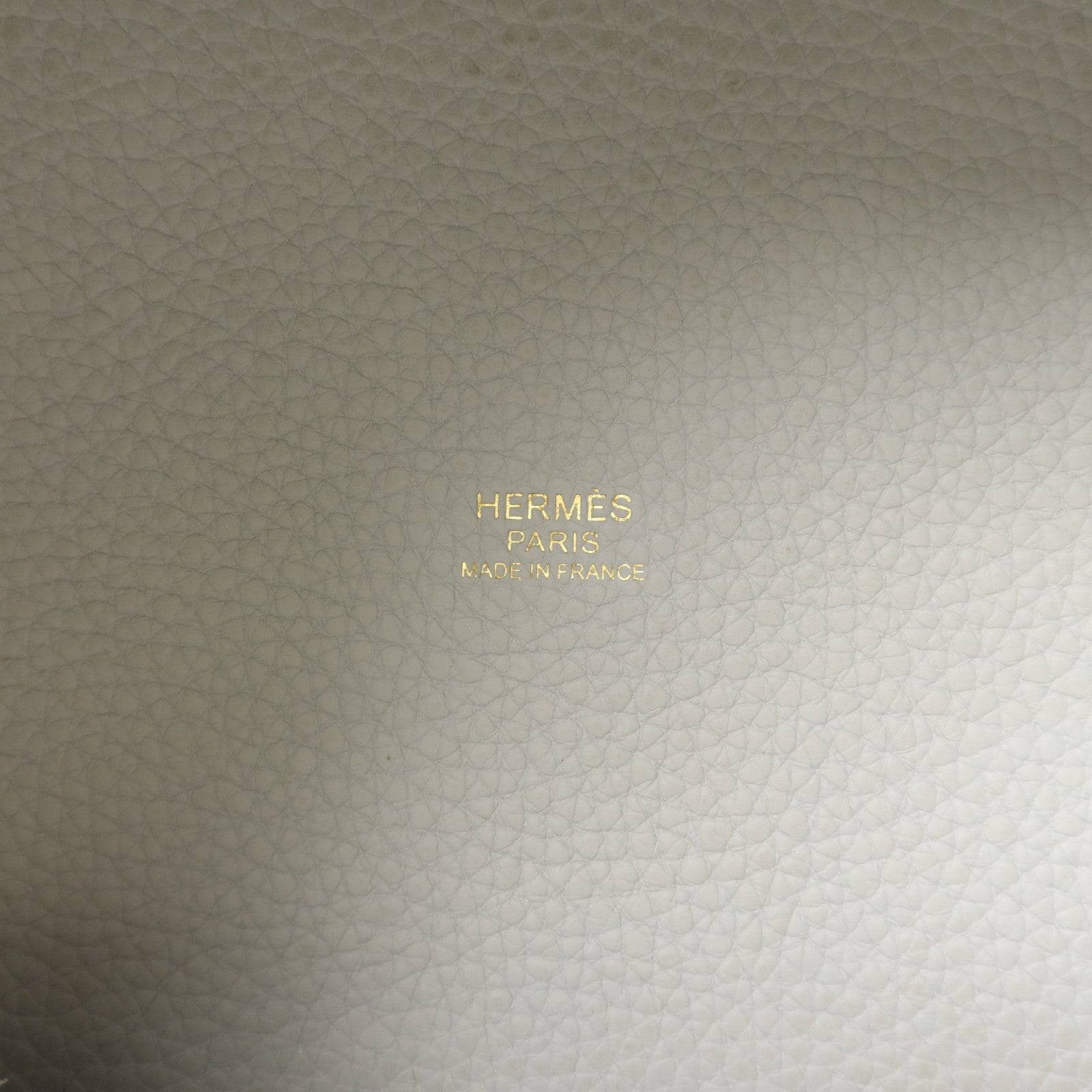 HERMES Clemence皮革Picotin PM手挽袋Bleu Glacier