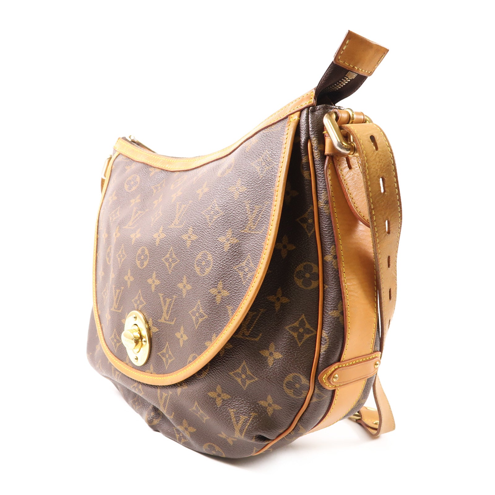 LOUIS VUITTON Monogram Tulum GM金扣肩背袋