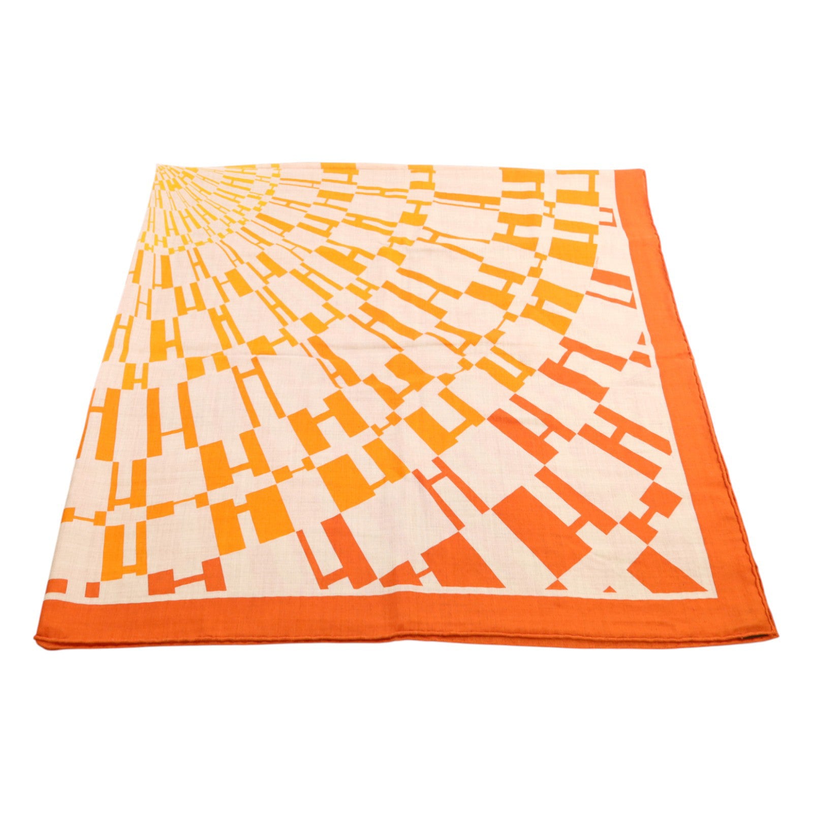 HERMES 羊絨/絲質Mors A Jouets Bandana Shawl 140絲巾