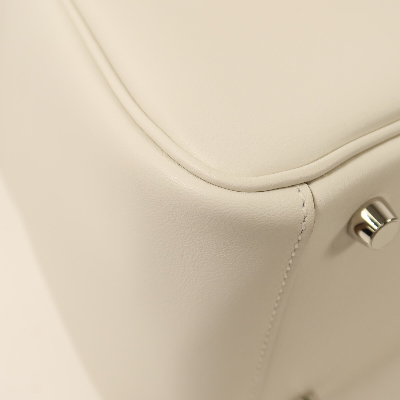 HERMES Swift皮革Lindy 26手挽肩背兩用袋Gris Pale/Gris Meyer