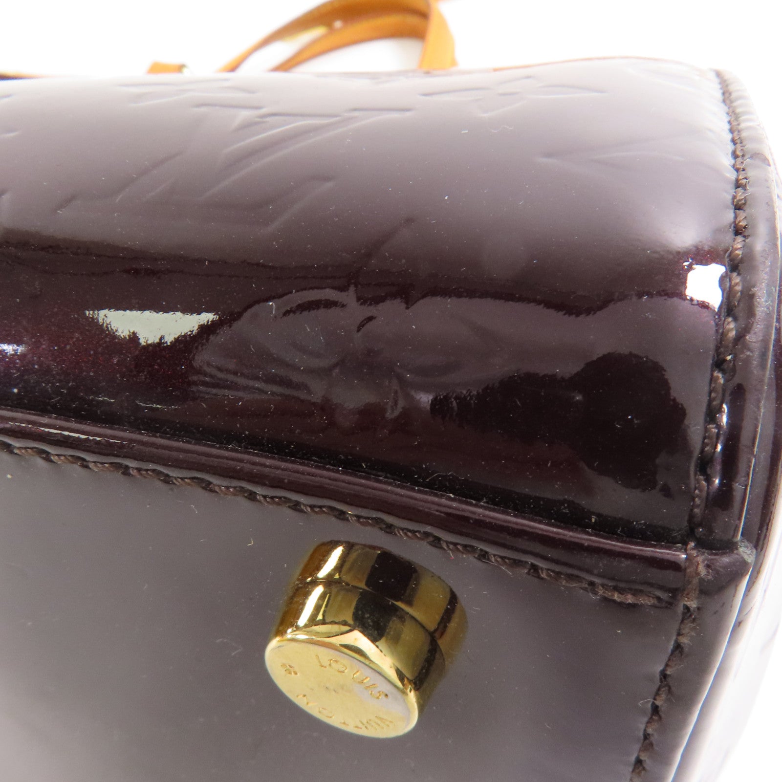 LOUIS VUITTON Vernis Brea MM金扣手挽肩背兩用袋