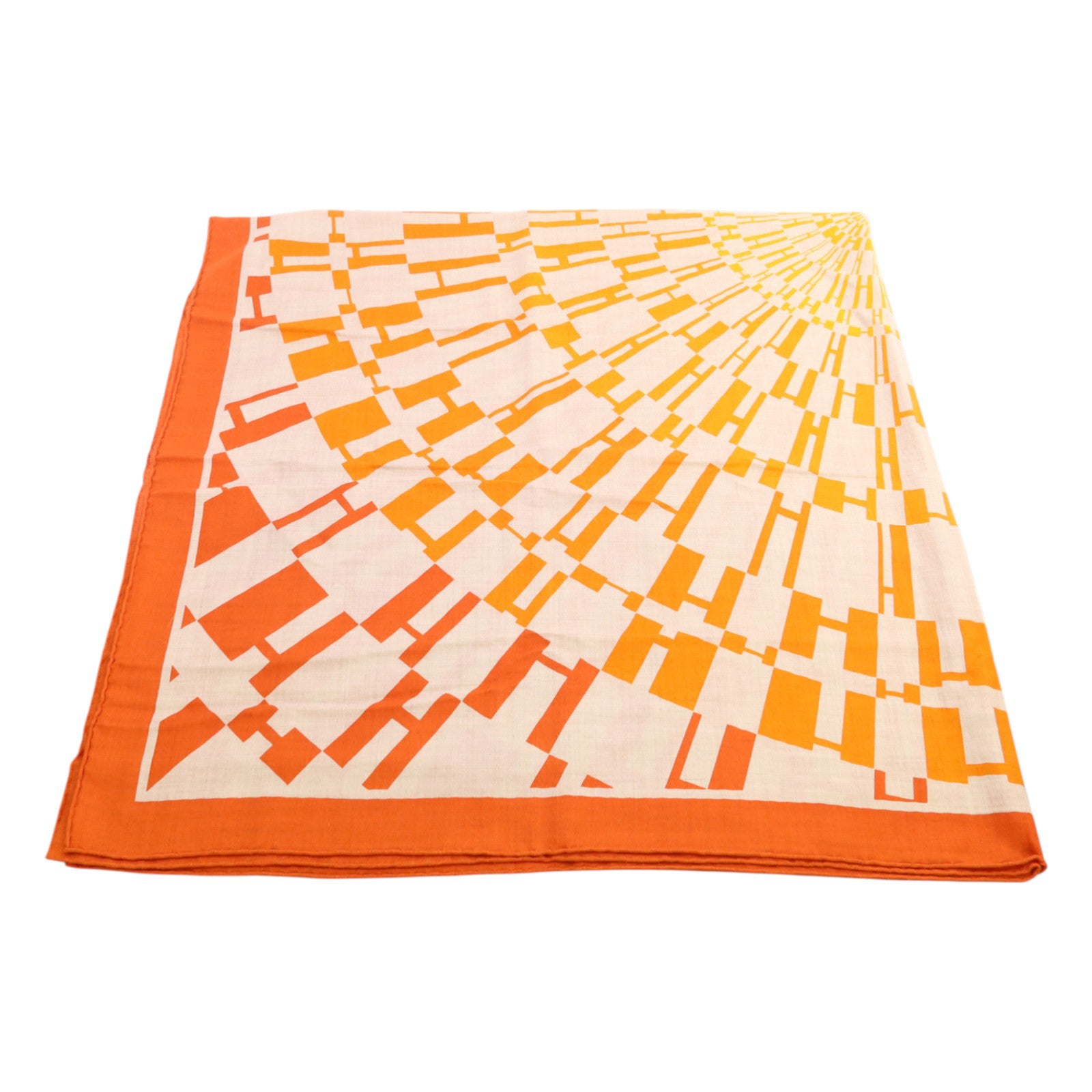 HERMES 羊絨/絲質Mors A Jouets Bandana Shawl 140絲巾