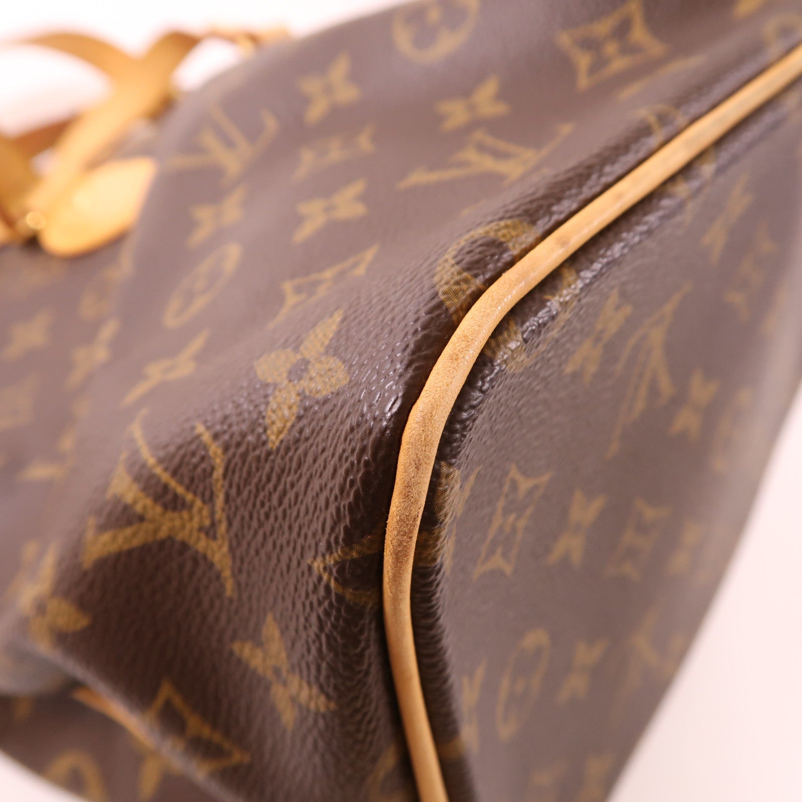 LOUIS VUITTON 【激減優惠】Monogram Palermo PM金扣手挽肩背兩用袋棕色