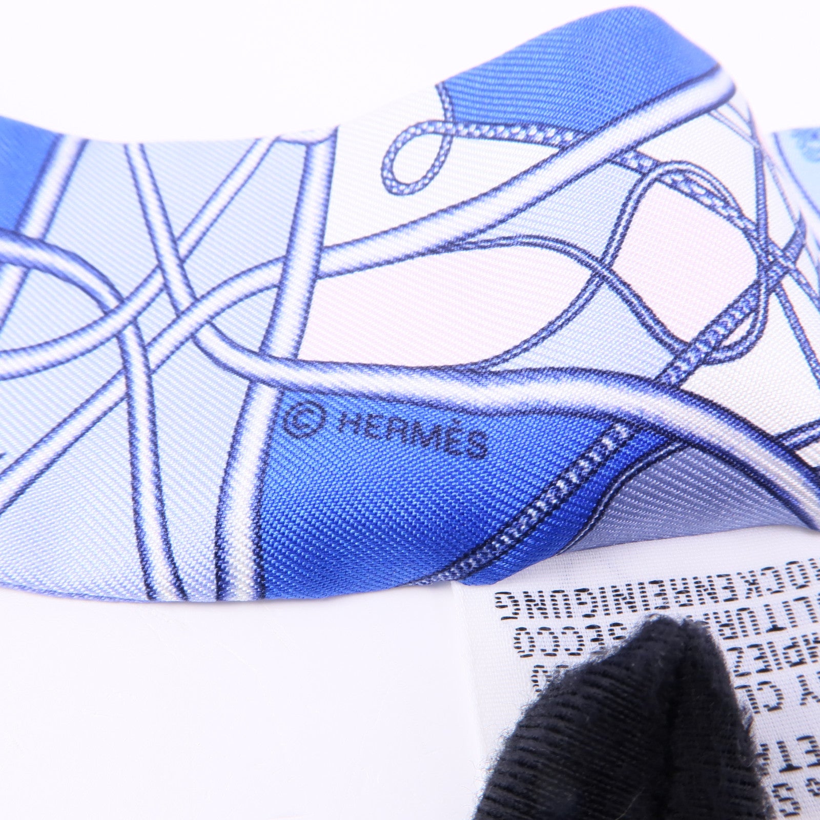 HERMES 絲質Twilly絲巾
