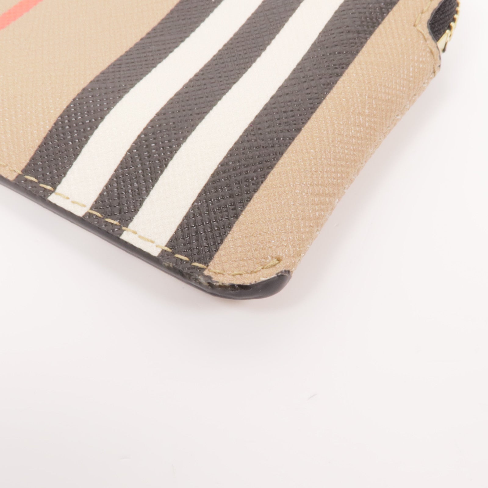 BURBERRY 塗層帆布Key Case金扣鎖匙包