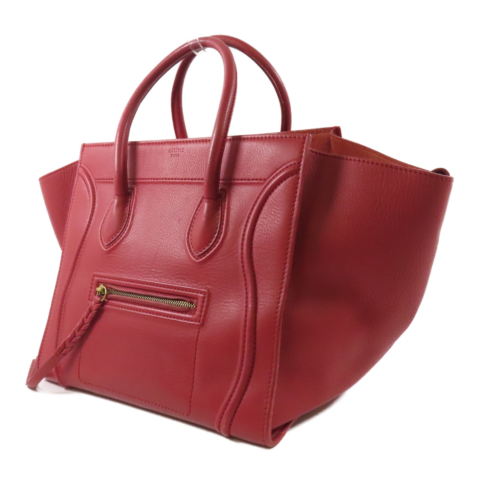 CELINE 牛皮皮革Small Square手挽袋