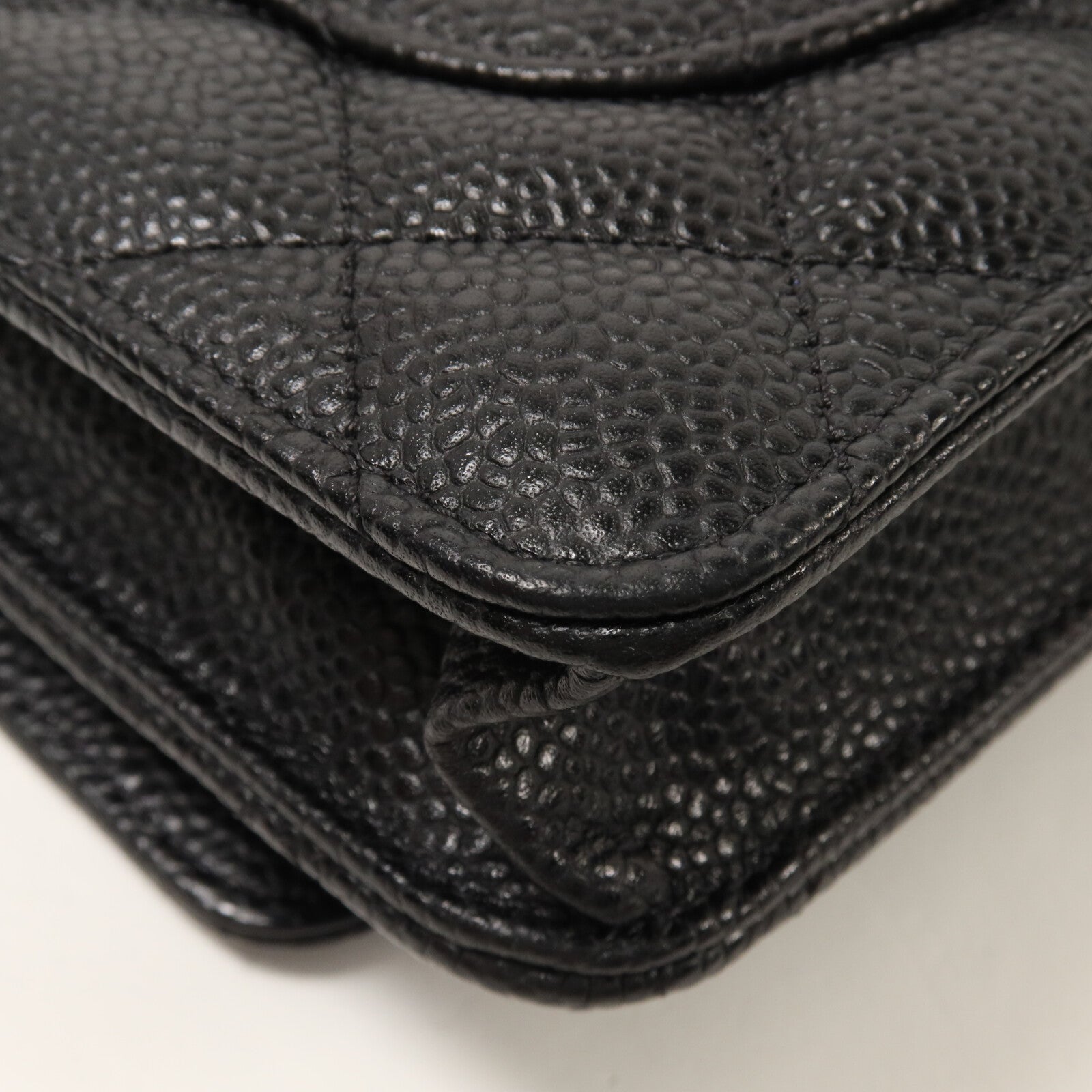 CHANEL 牛皮皮革WOC Wallet On Chain鏈帶肩背袋