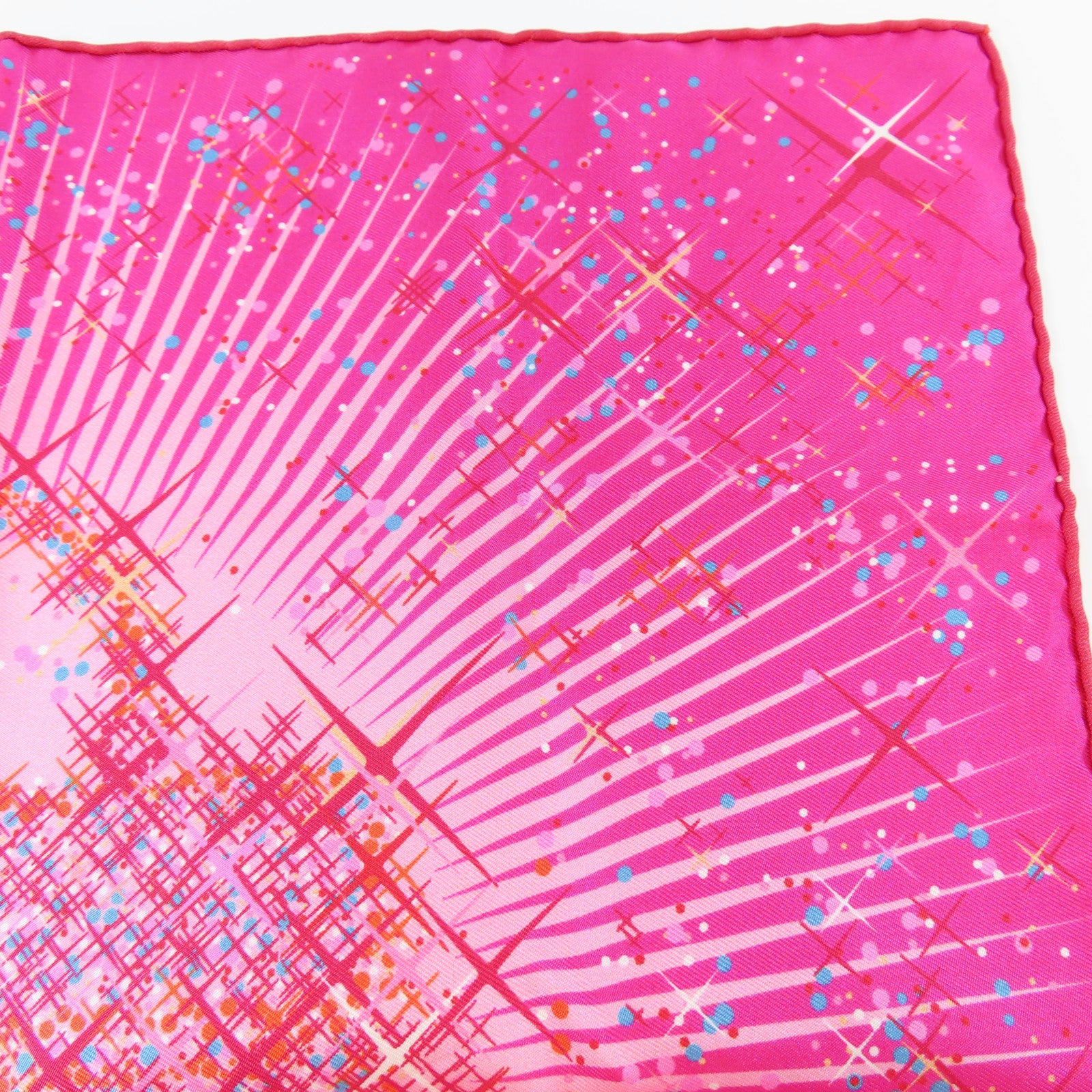 HERMES 【激減優惠】絲質Petit Scarf絲巾桃紅色