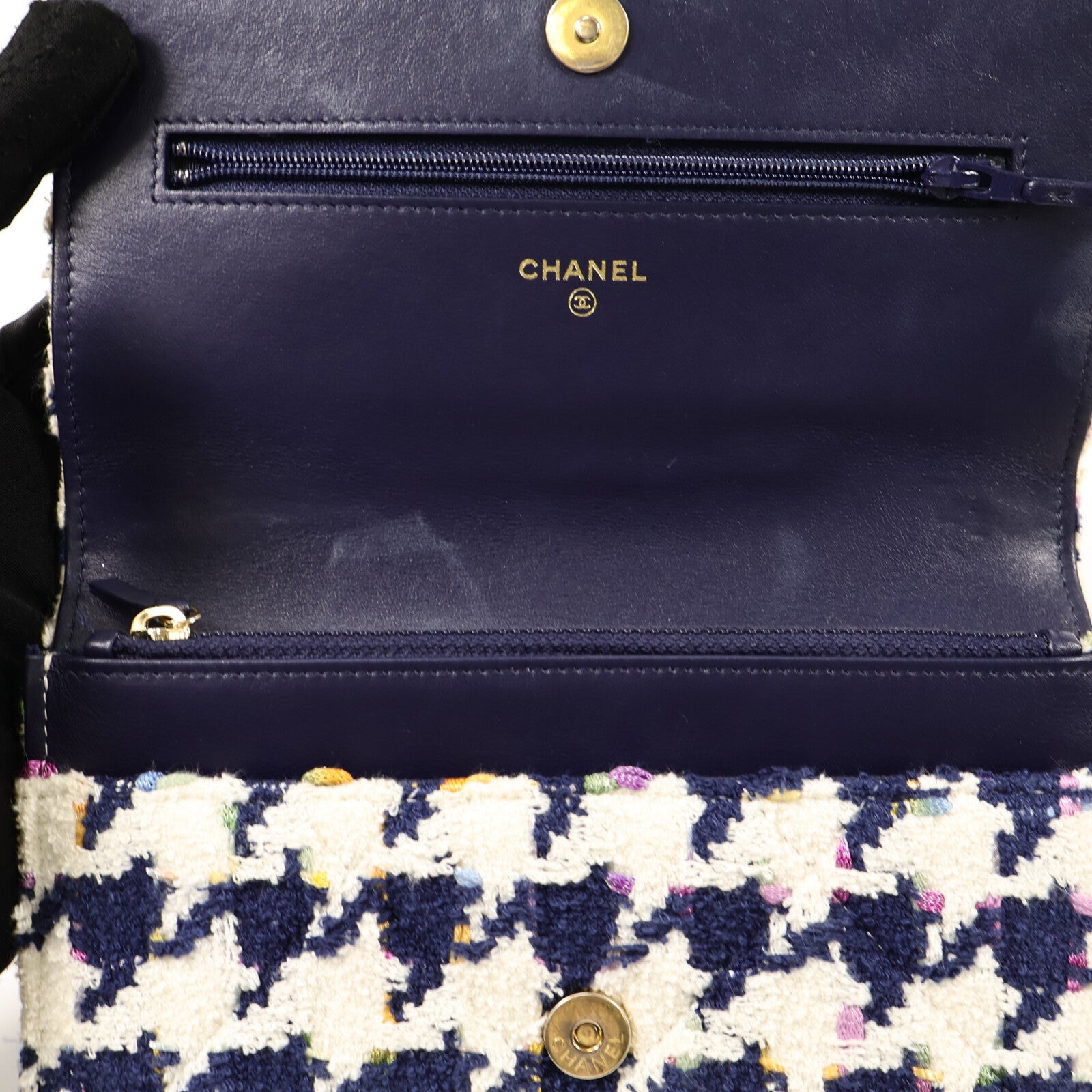 CHANEL Tweed C19 Wallet On Chain鏈帶手挽肩背兩用袋