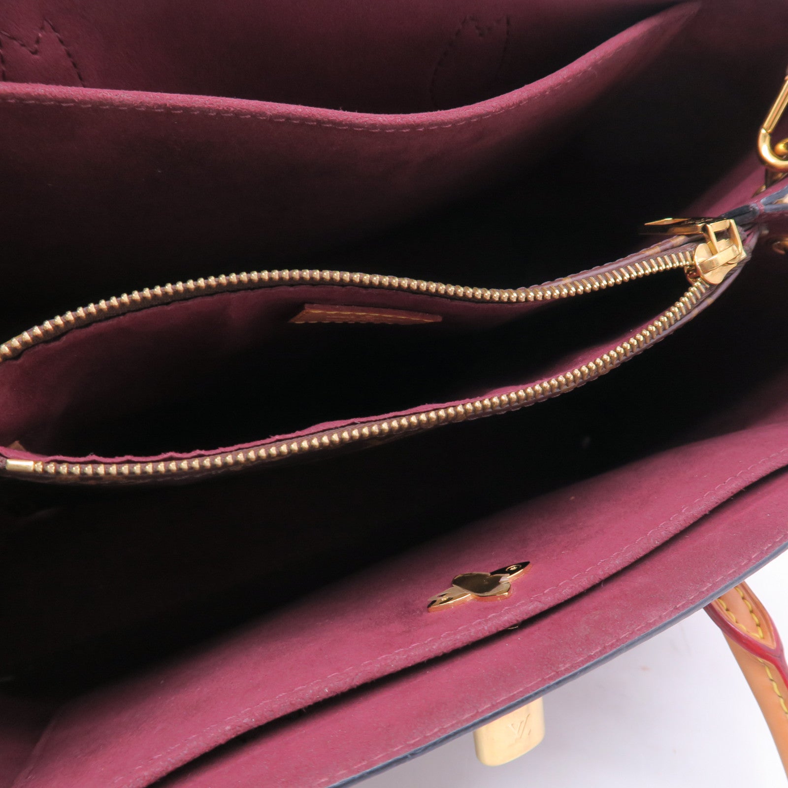 LOUIS VUITTON 【激減優惠】Monogram Flower Tote金扣手挽肩背兩用袋啡色
