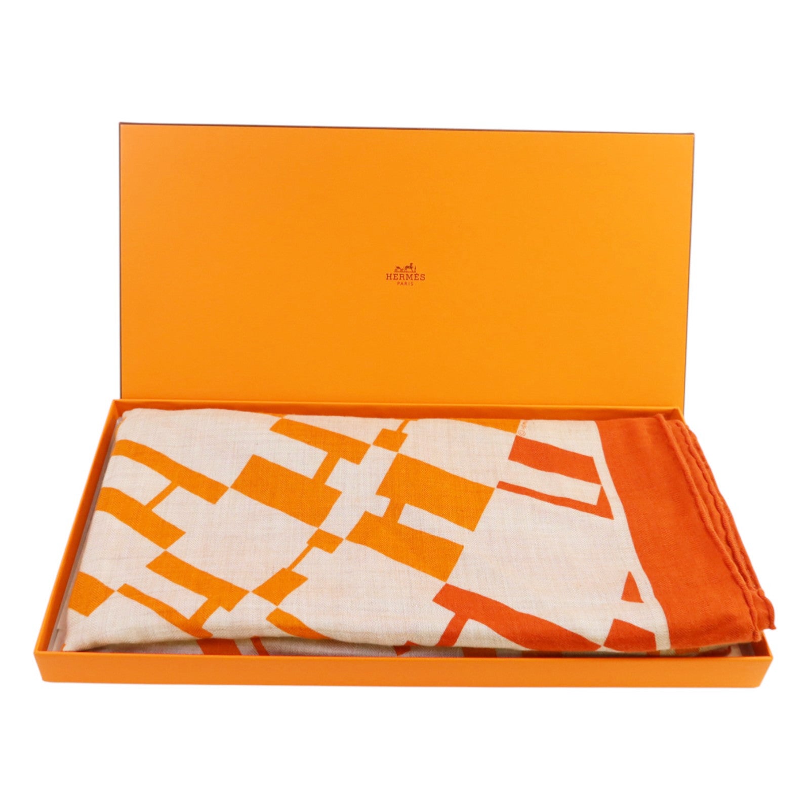HERMES 羊絨/絲質Mors A Jouets Bandana Shawl 140絲巾