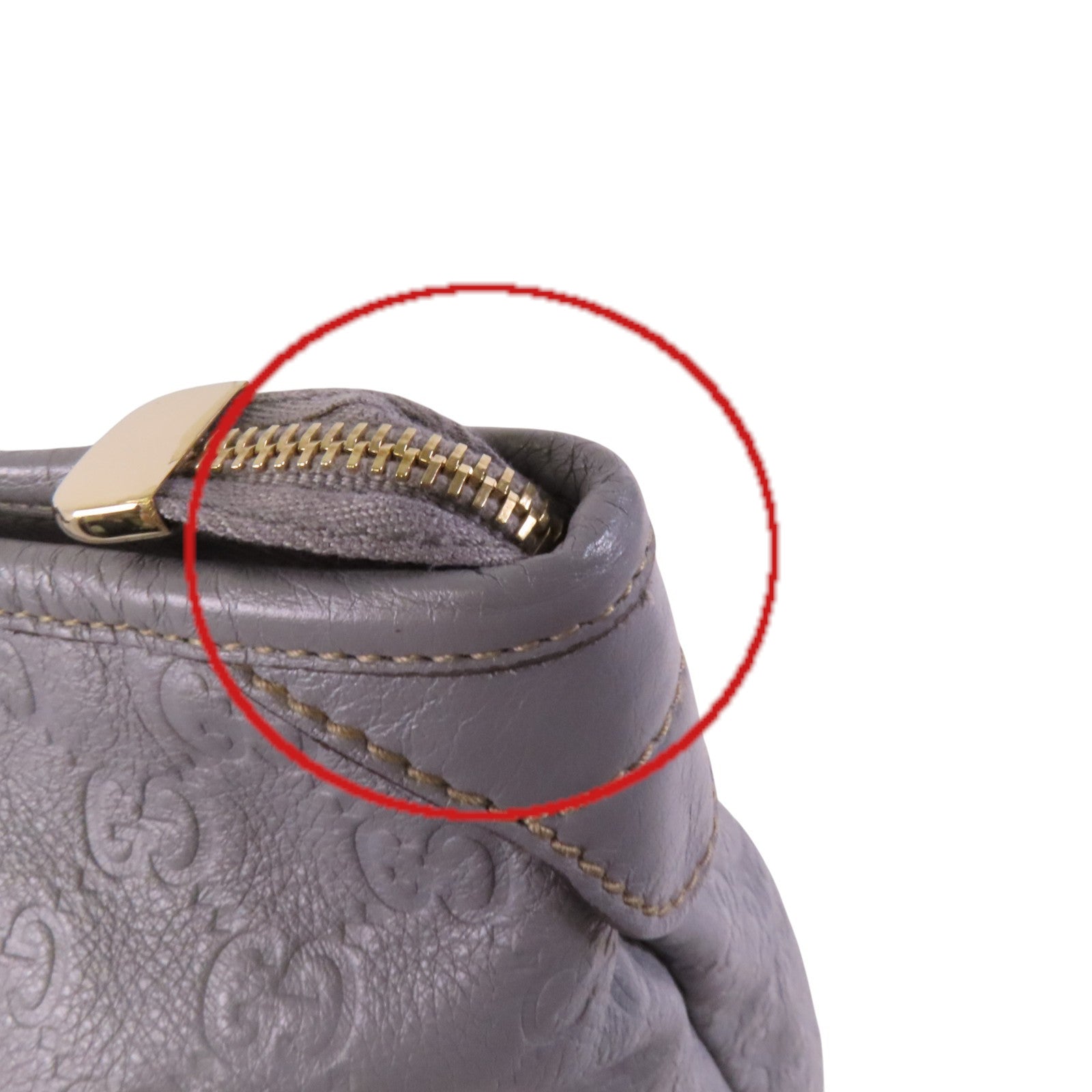 GUCCI 牛皮皮革Tote Bag金扣肩背袋