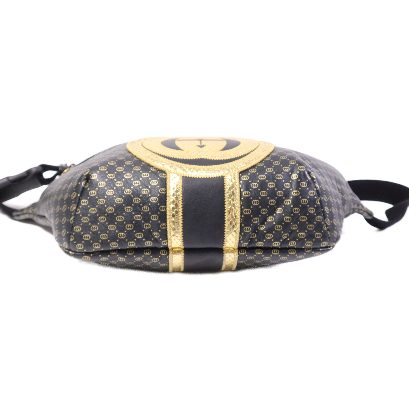 GUCCI 【激減優惠】牛皮皮革Dapper Dan Waist Bag金扣腰包