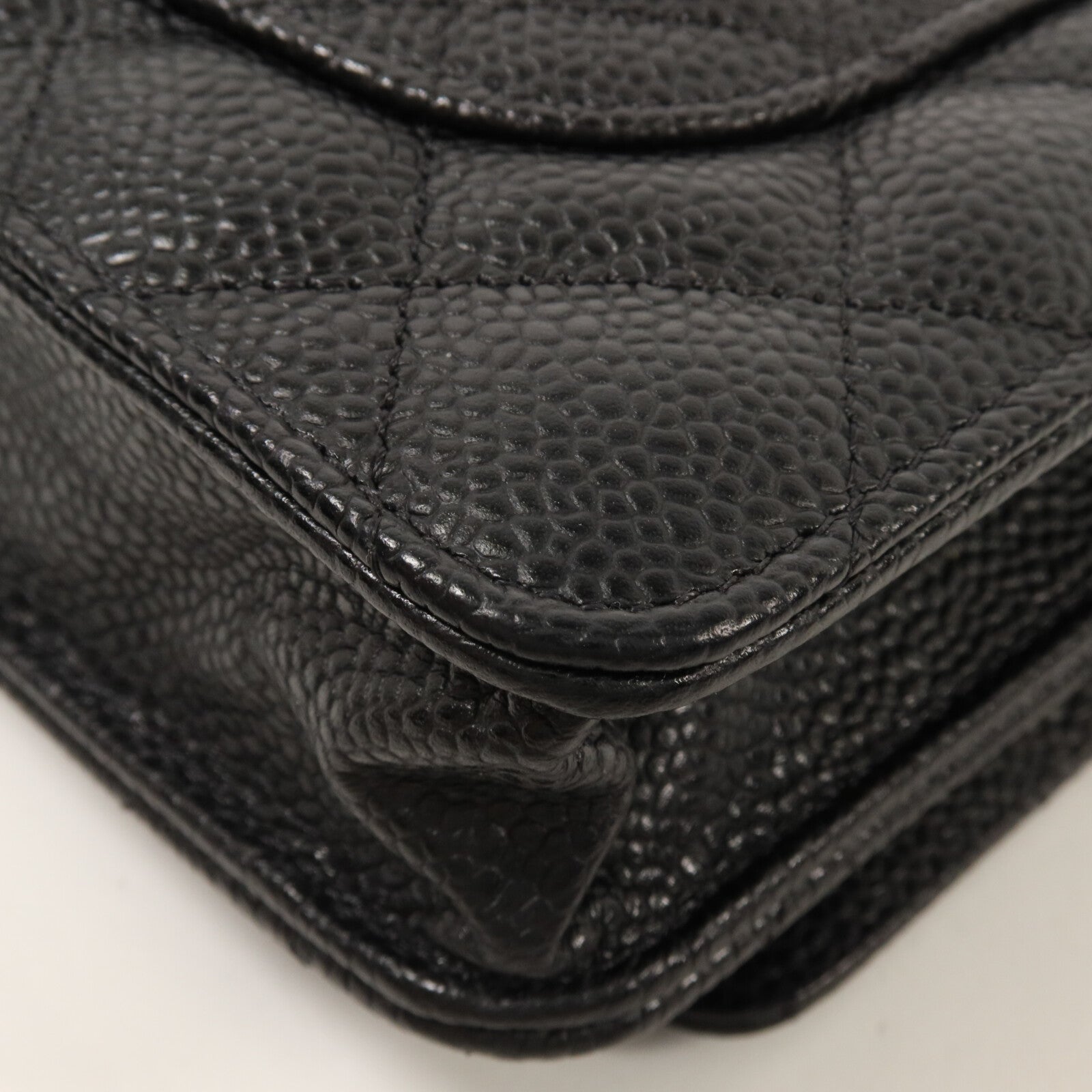 CHANEL 牛皮皮革WOC Wallet On Chain鏈帶肩背袋