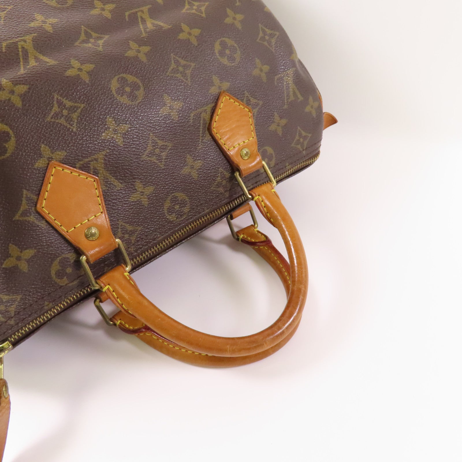 LOUIS VUITTON LV GHW Speedy 30 Handbag M41108 Monogram Brown