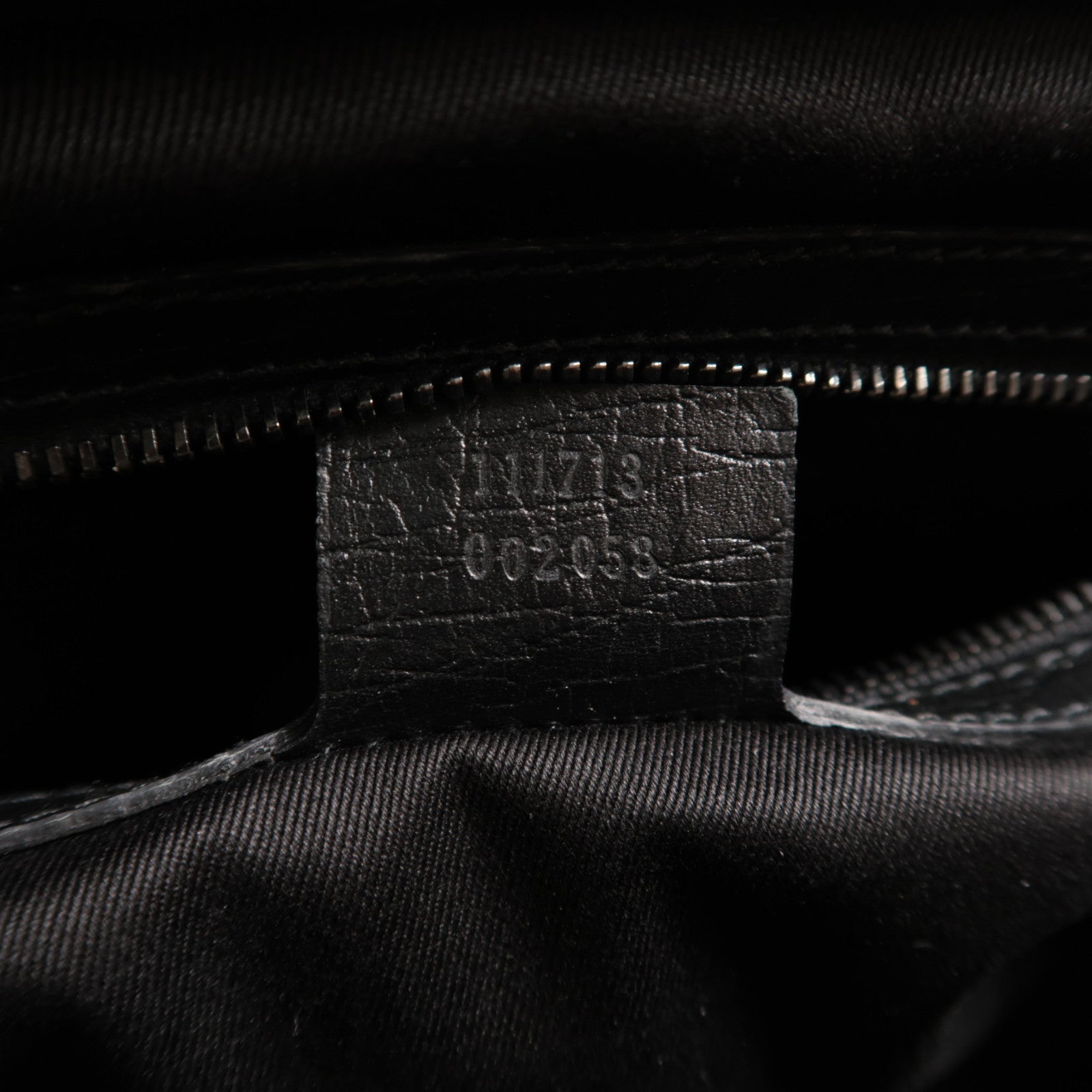 GUCCI 帆布Bamboo Bullet黑扣肩背袋黑色