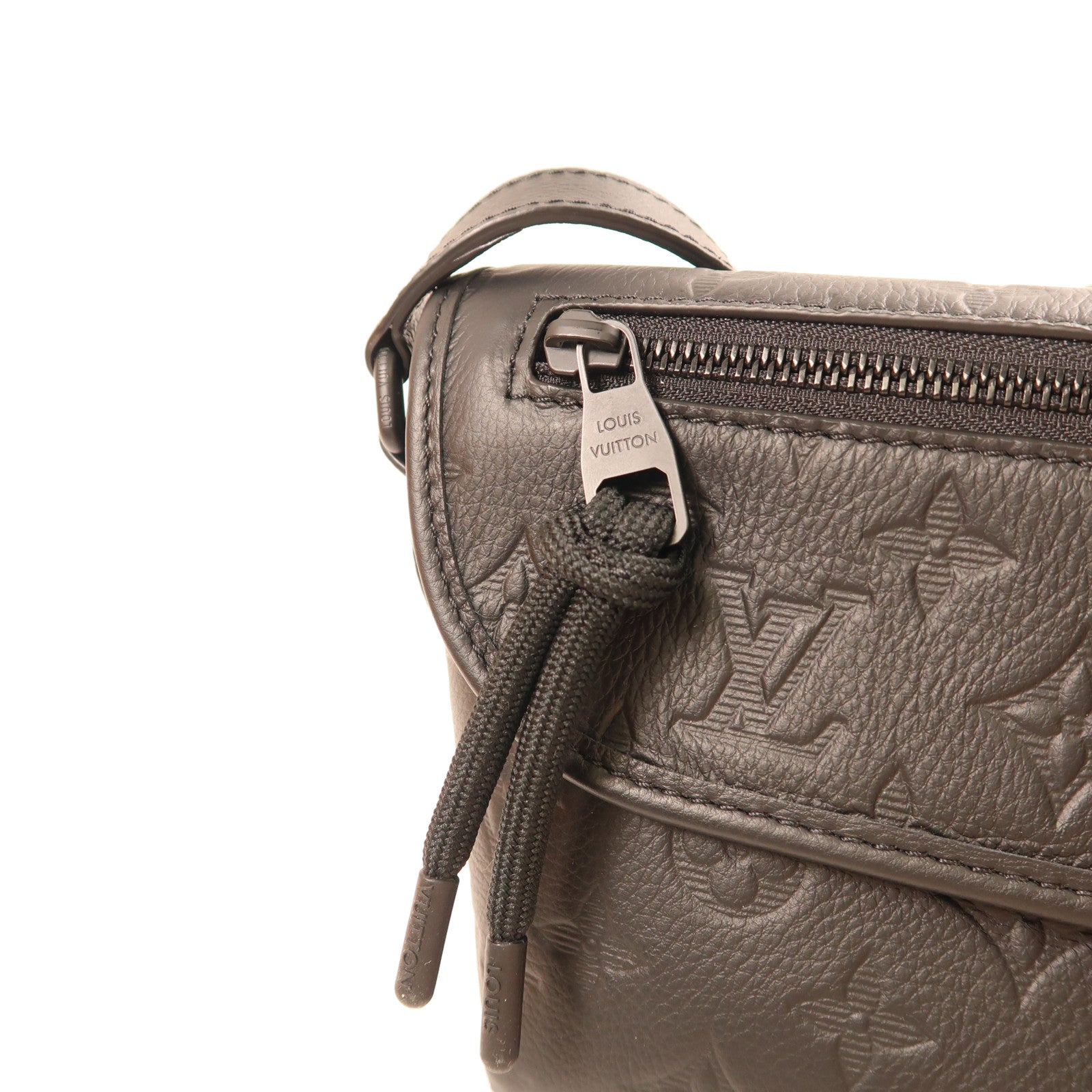 LOUIS VUITTON Monogram Shadow Pulse Wearable Wallet肩背袋黑色