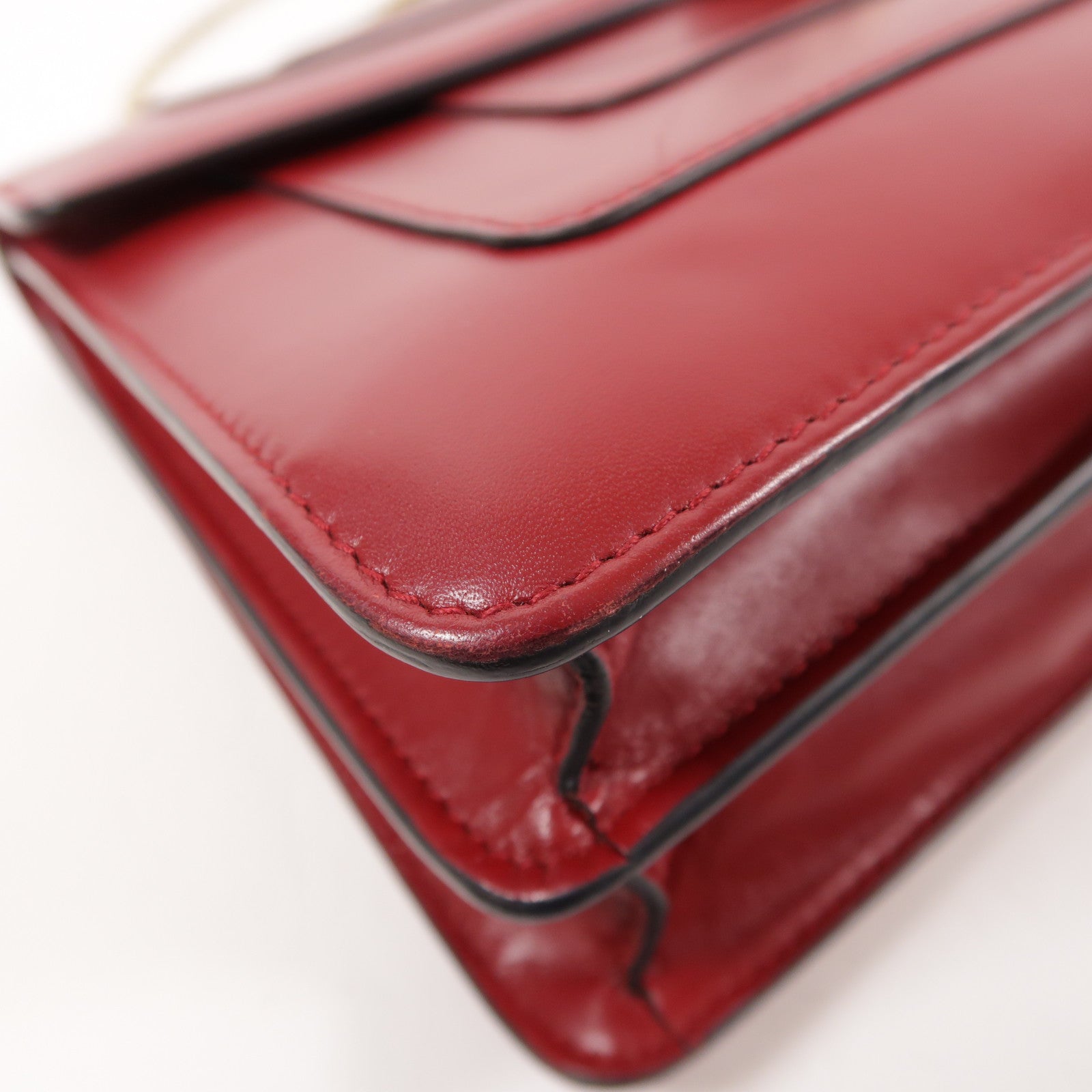 BVLGARI 牛皮皮革Serpenti Forever金扣鏈帶肩背袋