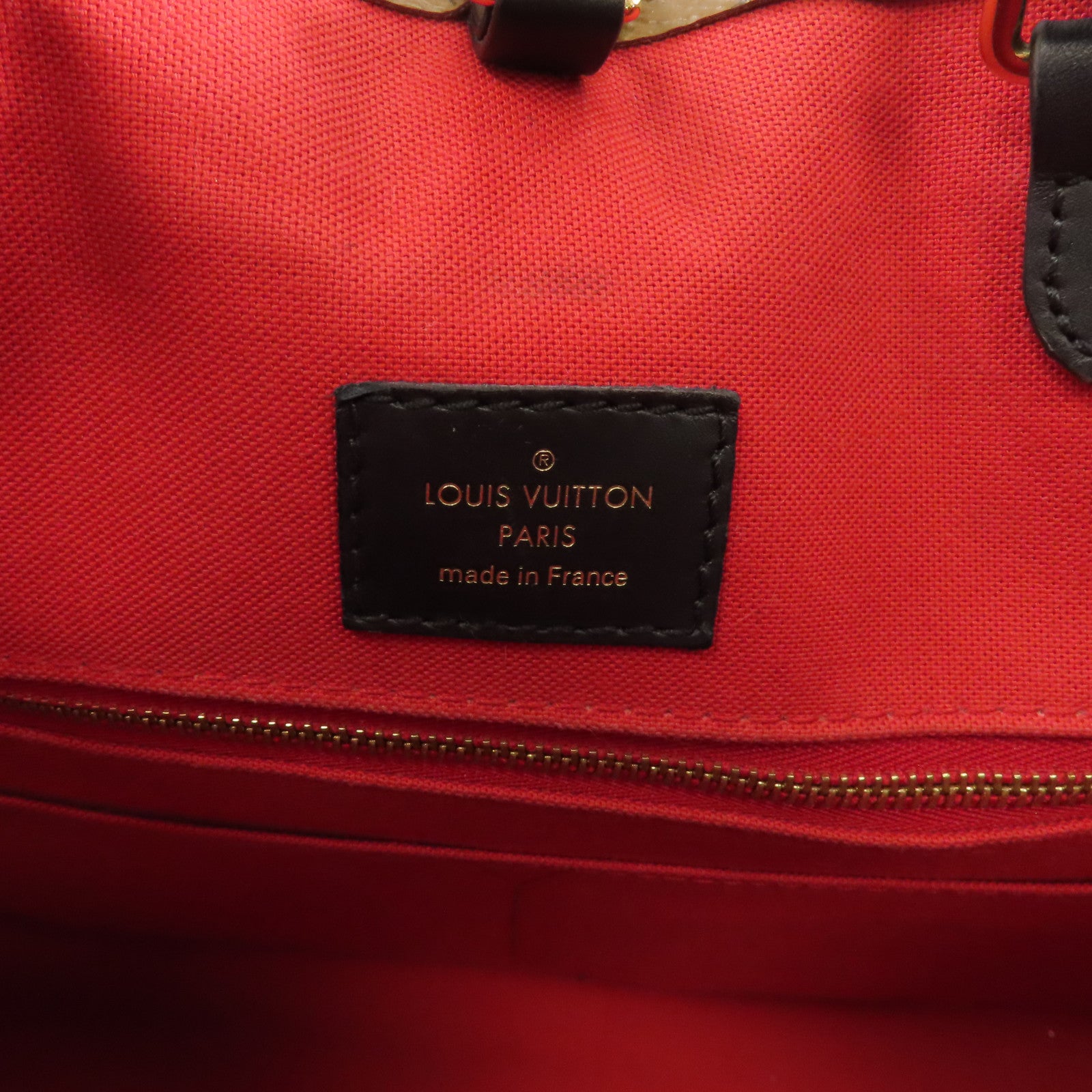 LOUIS VUITTON Monogram/Monogram Reverse On The Go MM金扣手挽肩背兩用袋啡色