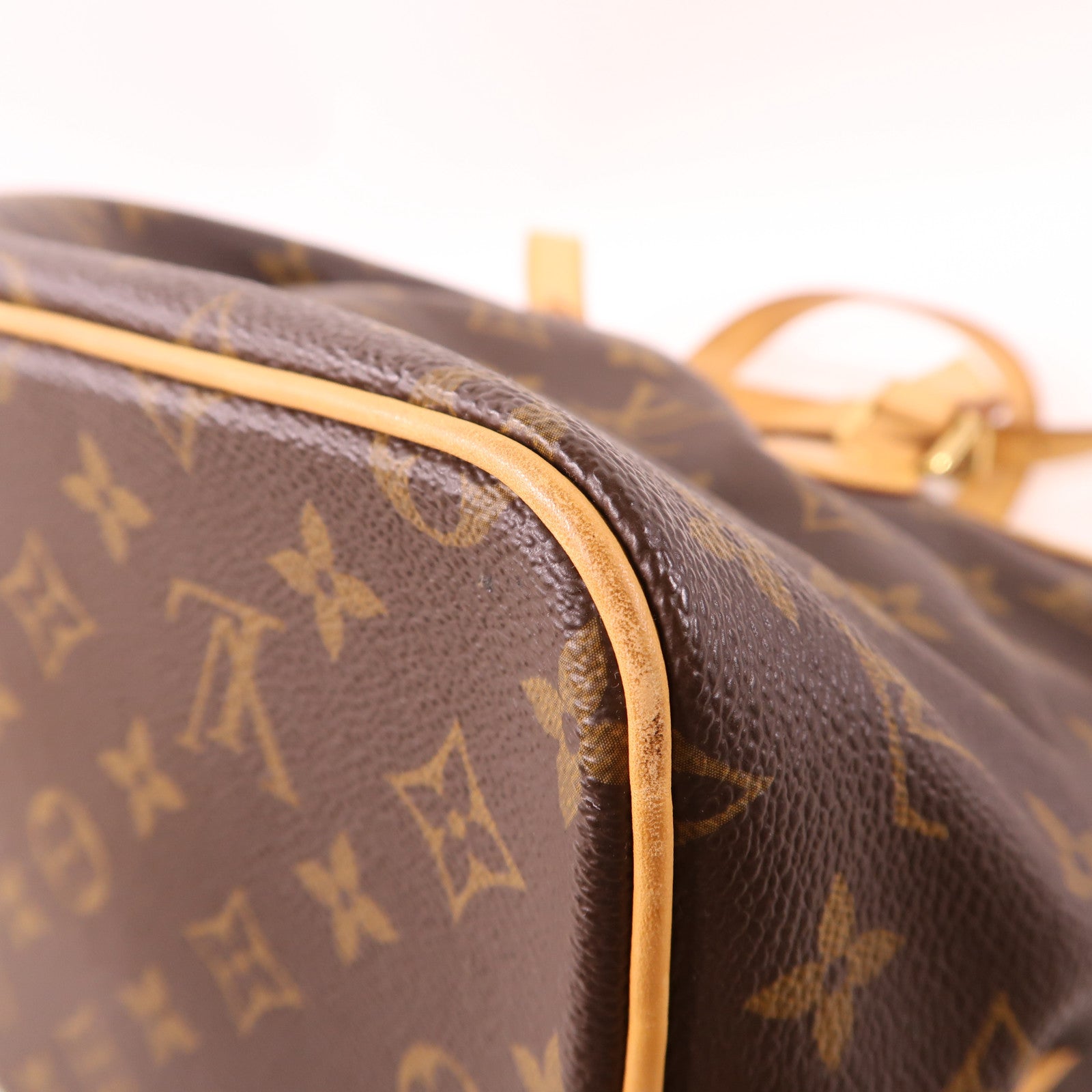 LOUIS VUITTON 【激減優惠】Monogram Palermo PM金扣手挽肩背兩用袋棕色
