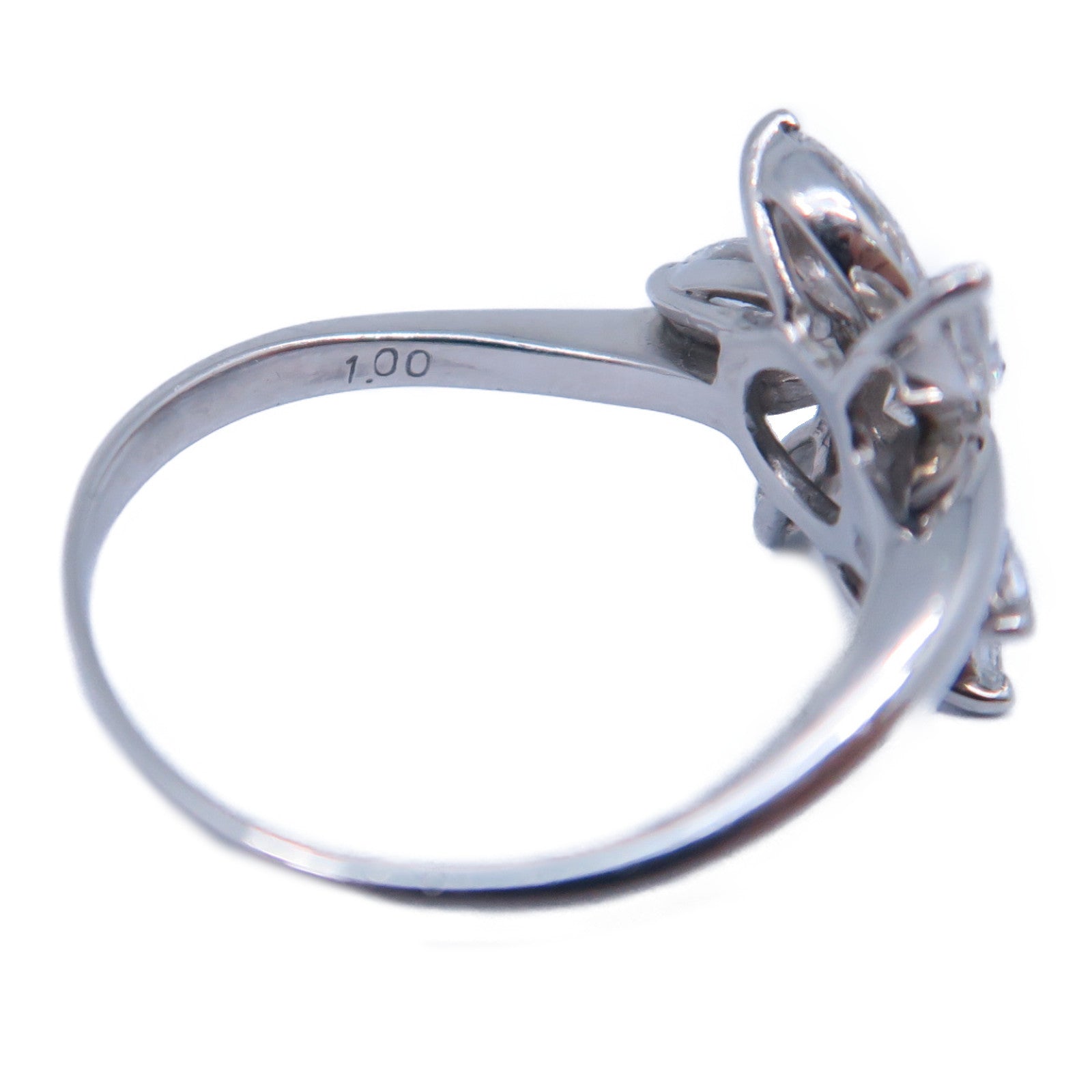 JEWELRY 【激減優惠】PT900鉑金Diamond Ring 1.00ct鑽石戒指US#7.5