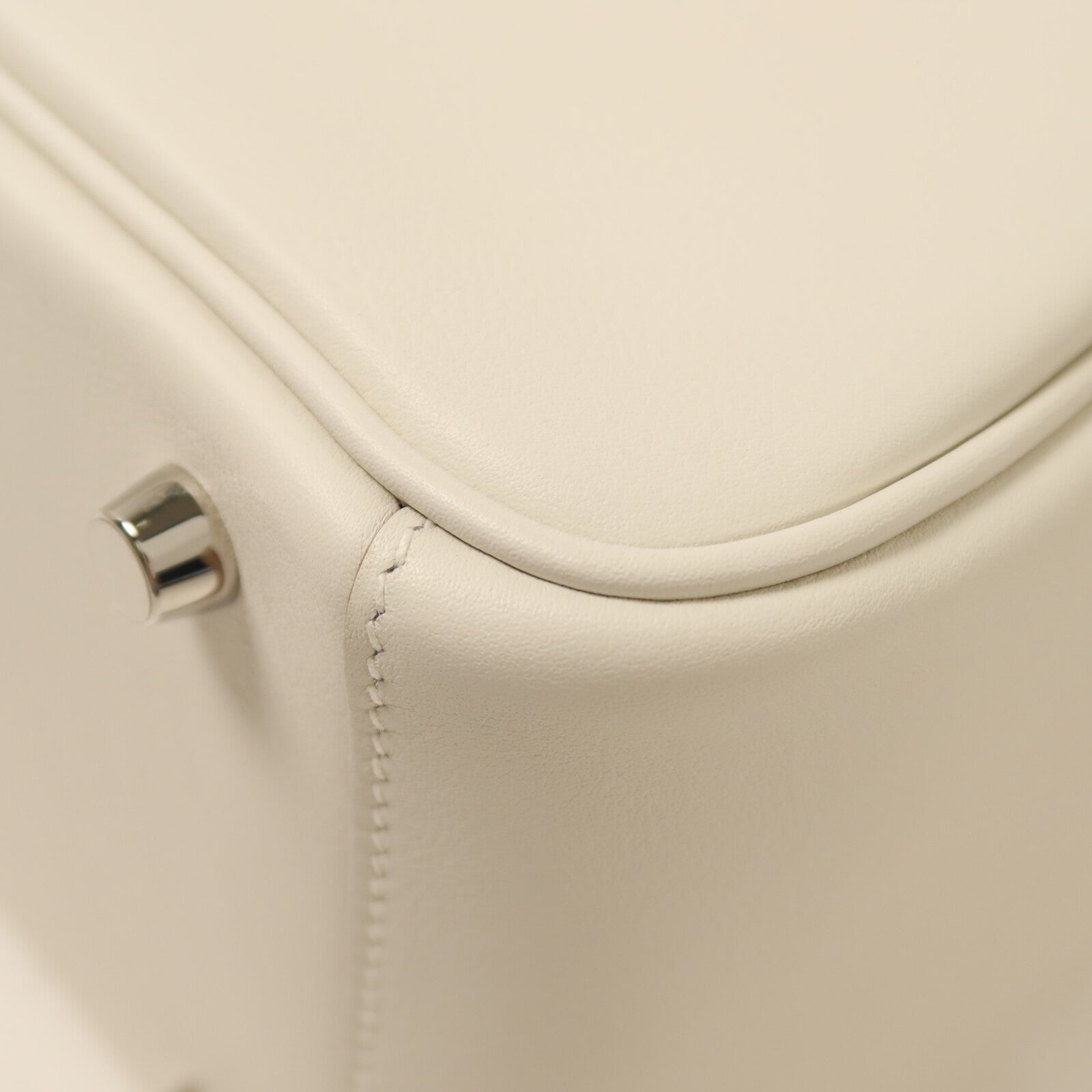 HERMES Swift皮革Lindy 26手挽肩背兩用袋Gris Pale/Gris Meyer