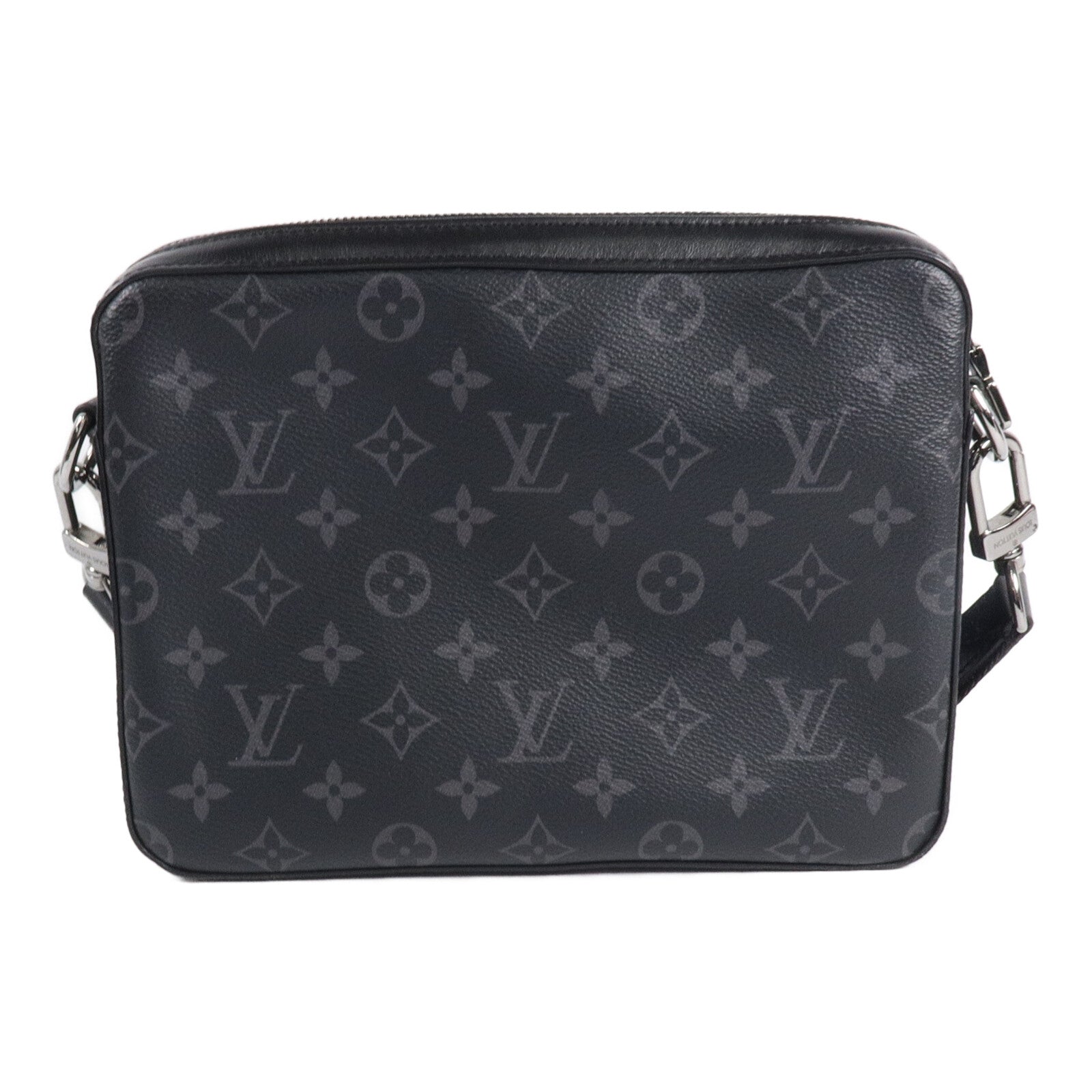 LOUIS VUITTON Monogram Eclipse/Reverse Trio Messenger肩背袋