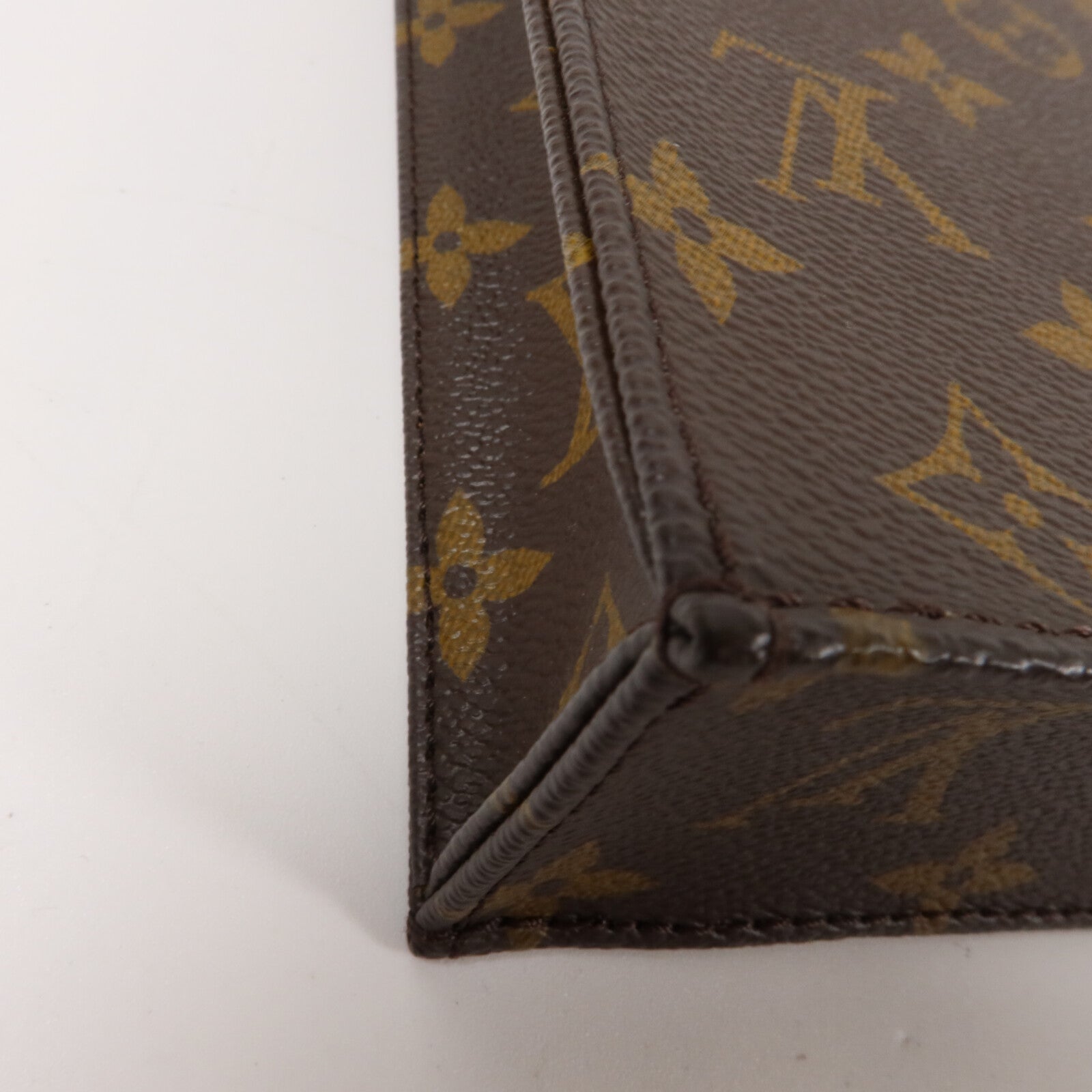 LOUIS VUITTON Monogram Petit Sac Plat手挽肩背兩用袋