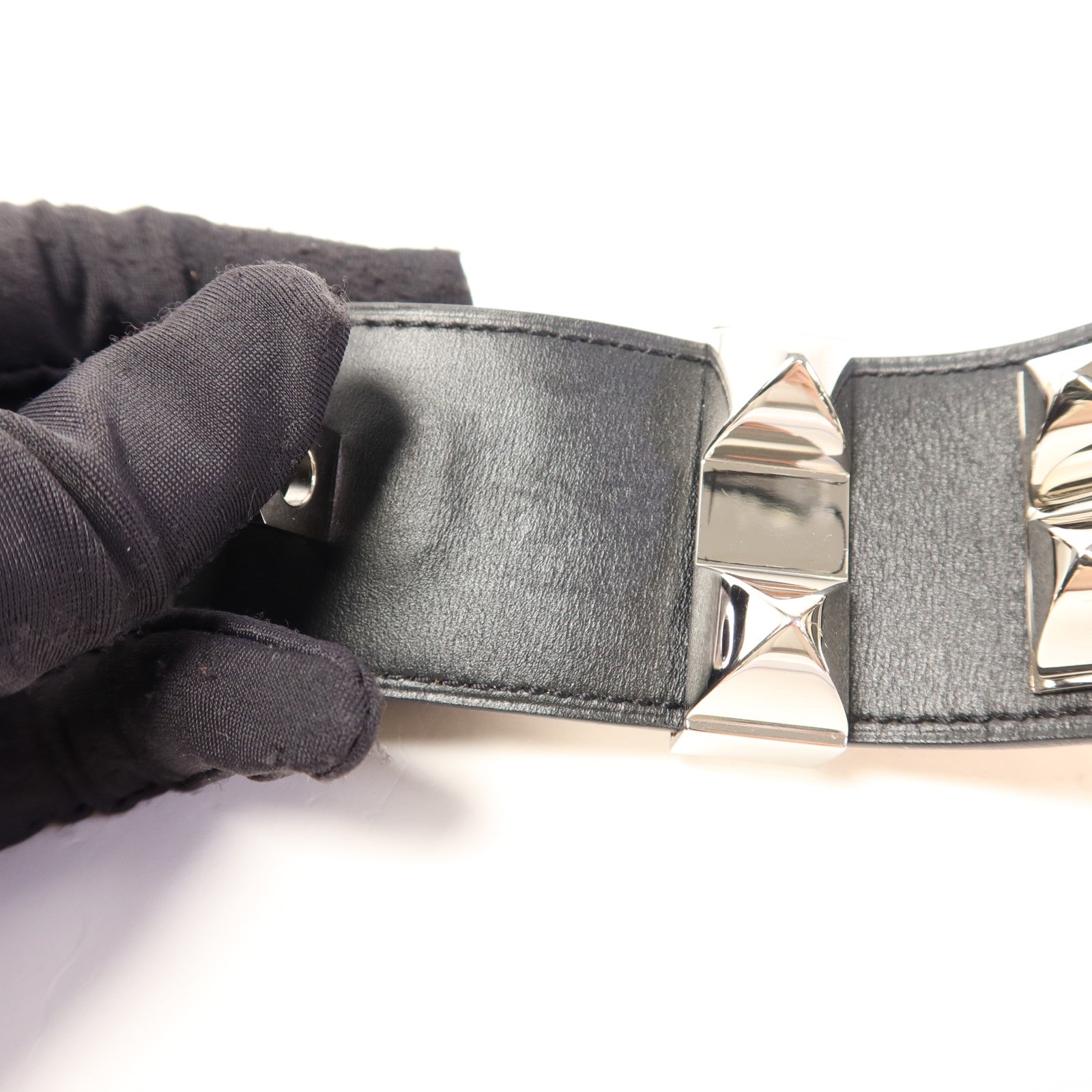 HERMES Swift皮革Collier De Chien手鐲Hermes#S