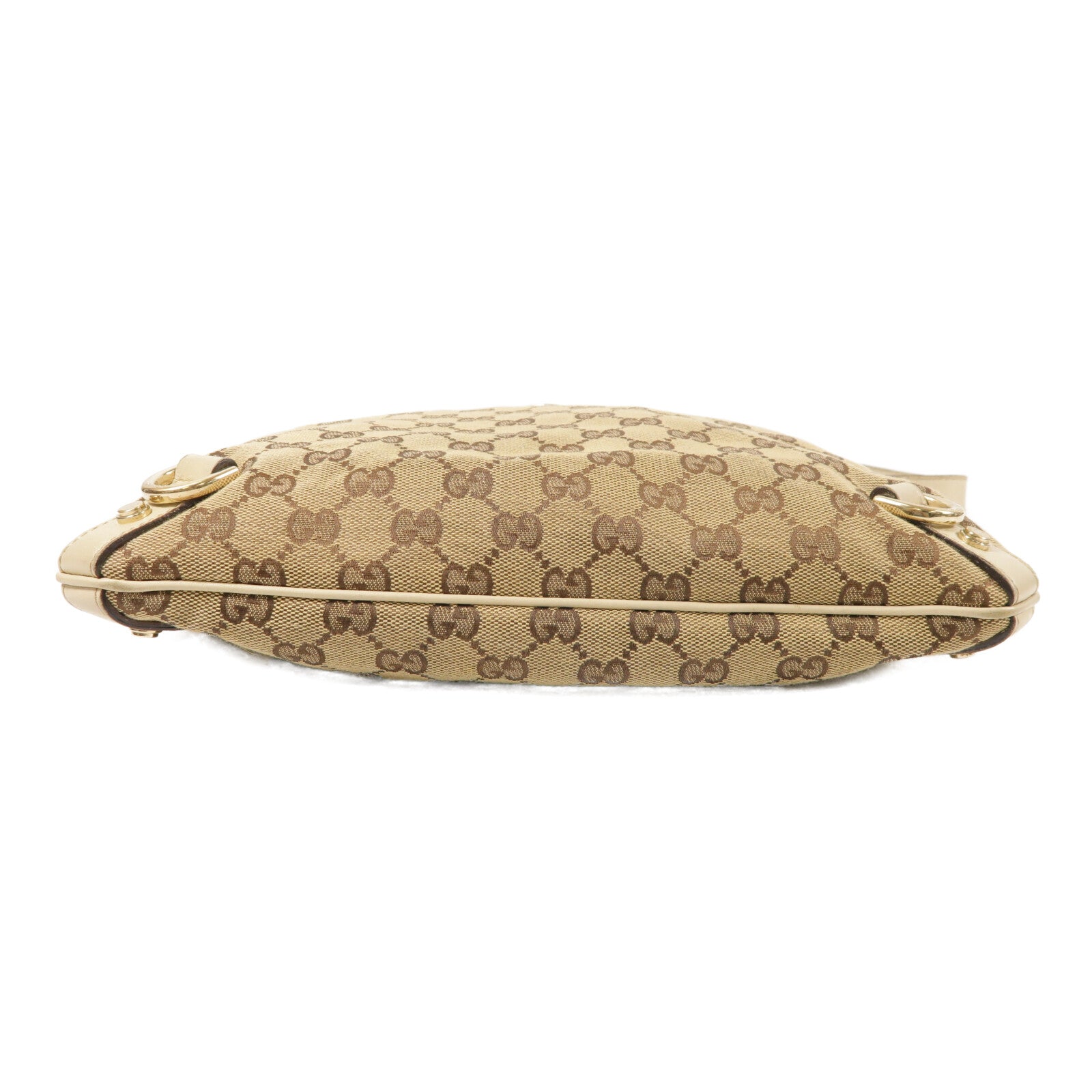 GUCCI 帆布Shoulder Bag金扣肩背袋